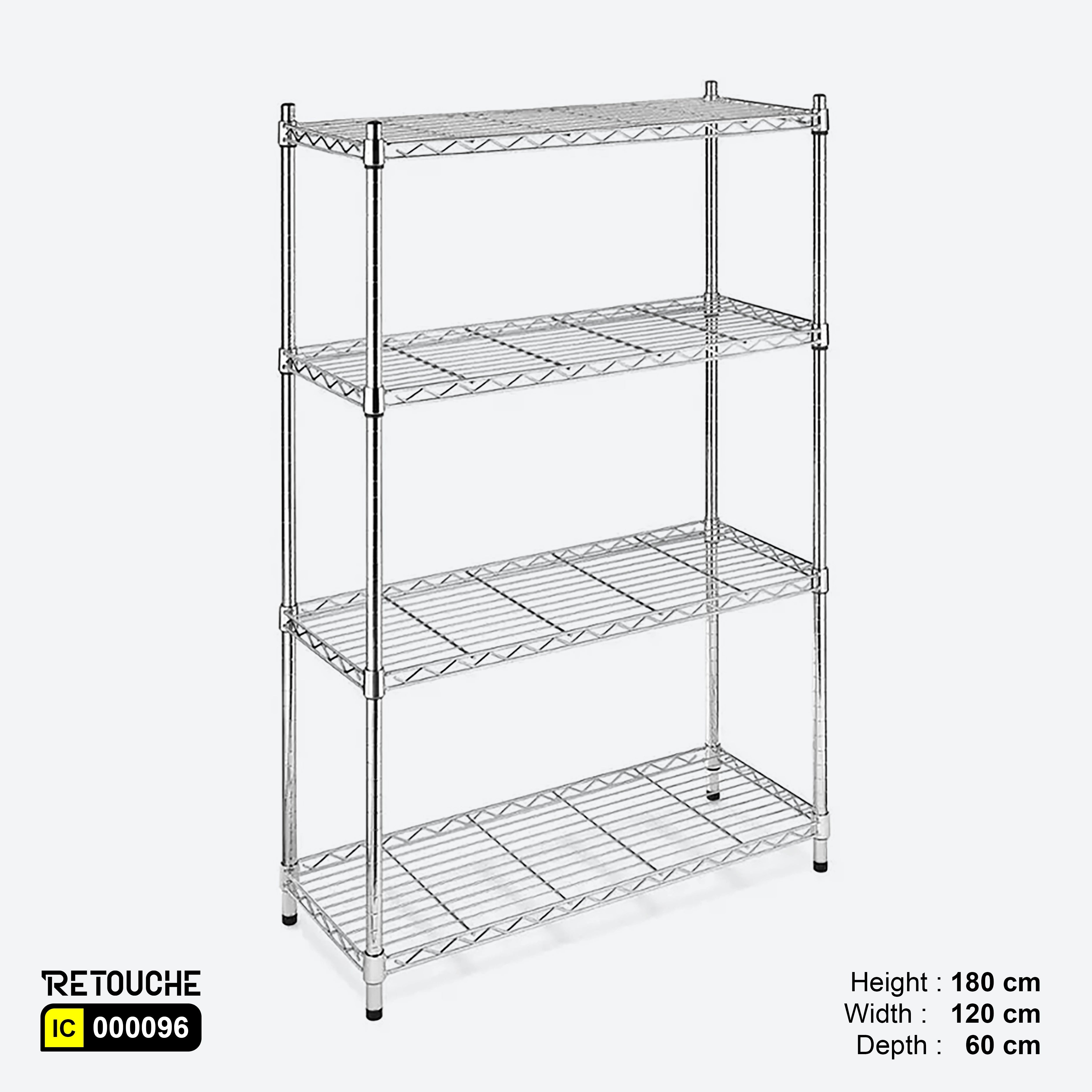 Metro Shelving System, 4 Tier