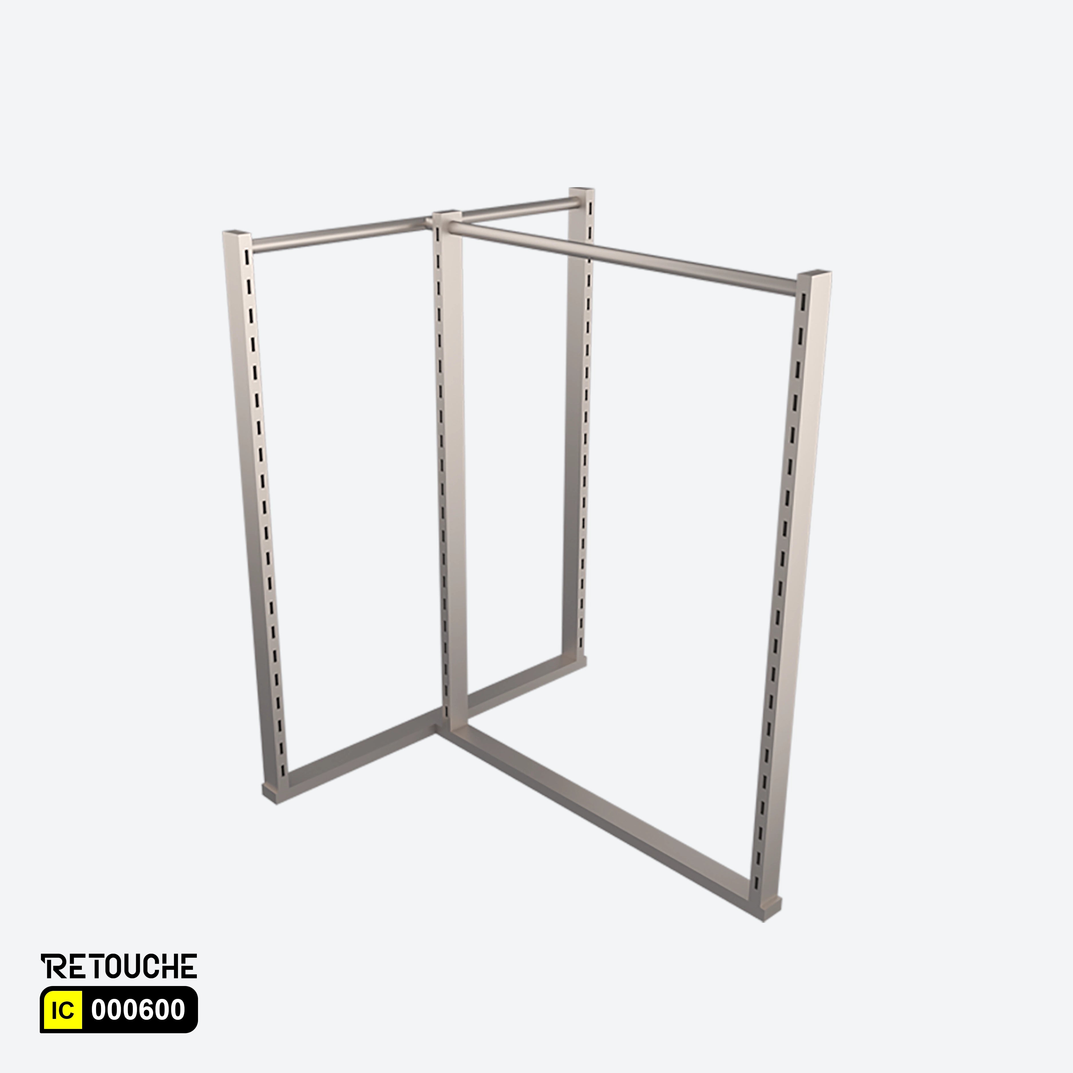 T-Shape Clothes Stand Rack, Metal