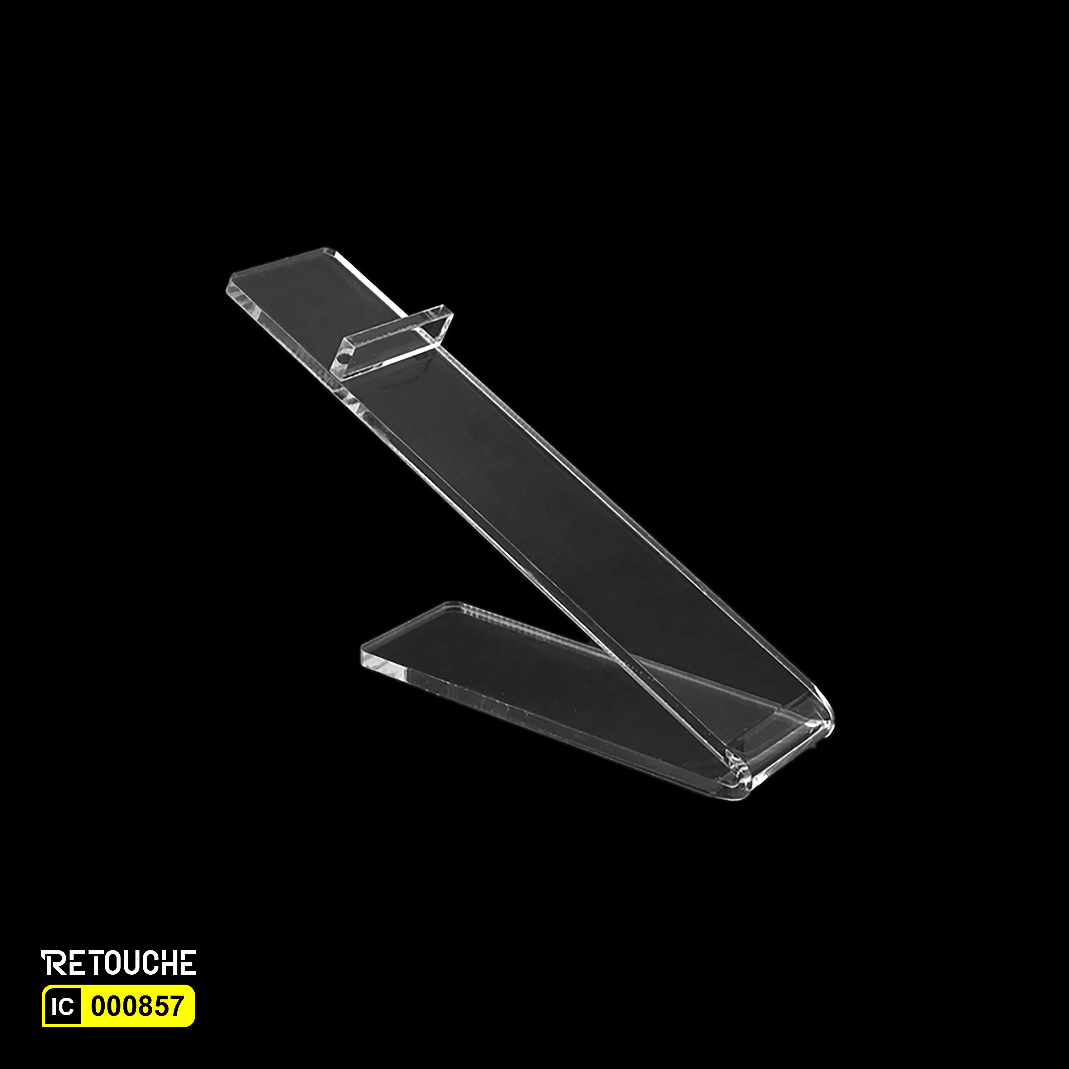 Footwear Display Stand, Clear Acrylic