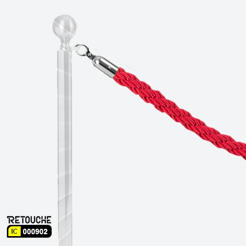 Red Twisted Queue Rope (Npg- Red)