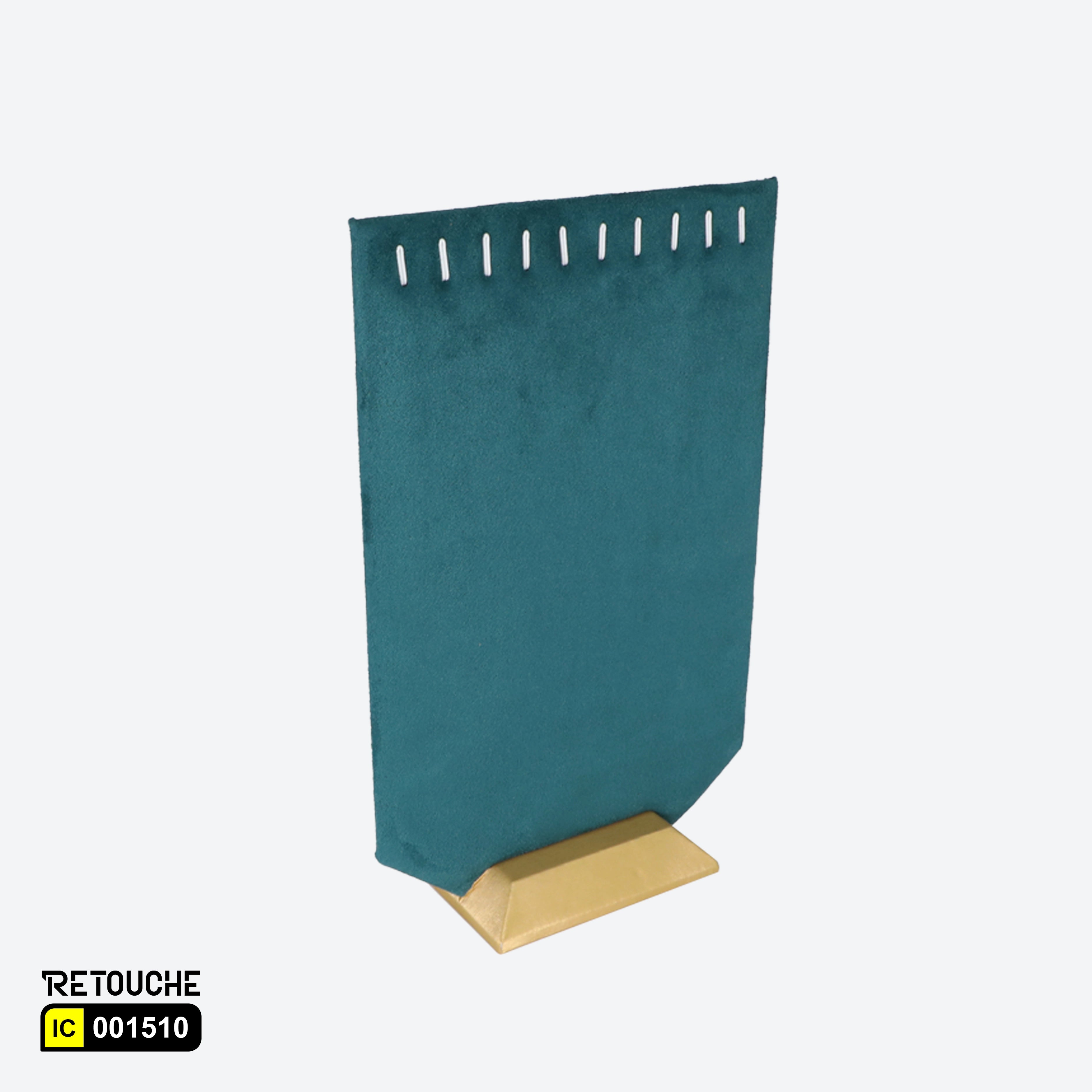 Jewelry Display Stand, Green Velvet