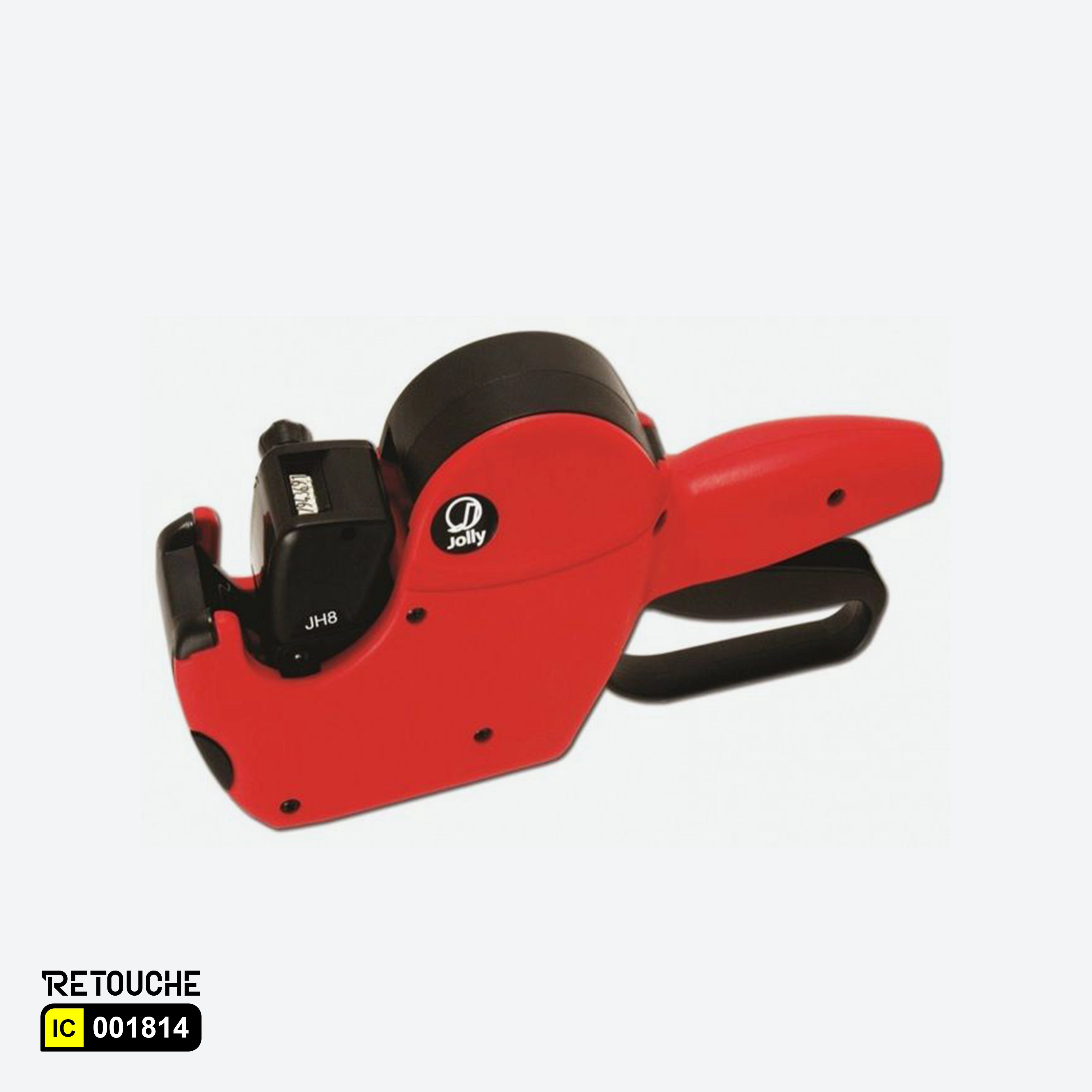 Jolly JH8 Pricing Gun, Single Line Labeller 8 Characters - Red
