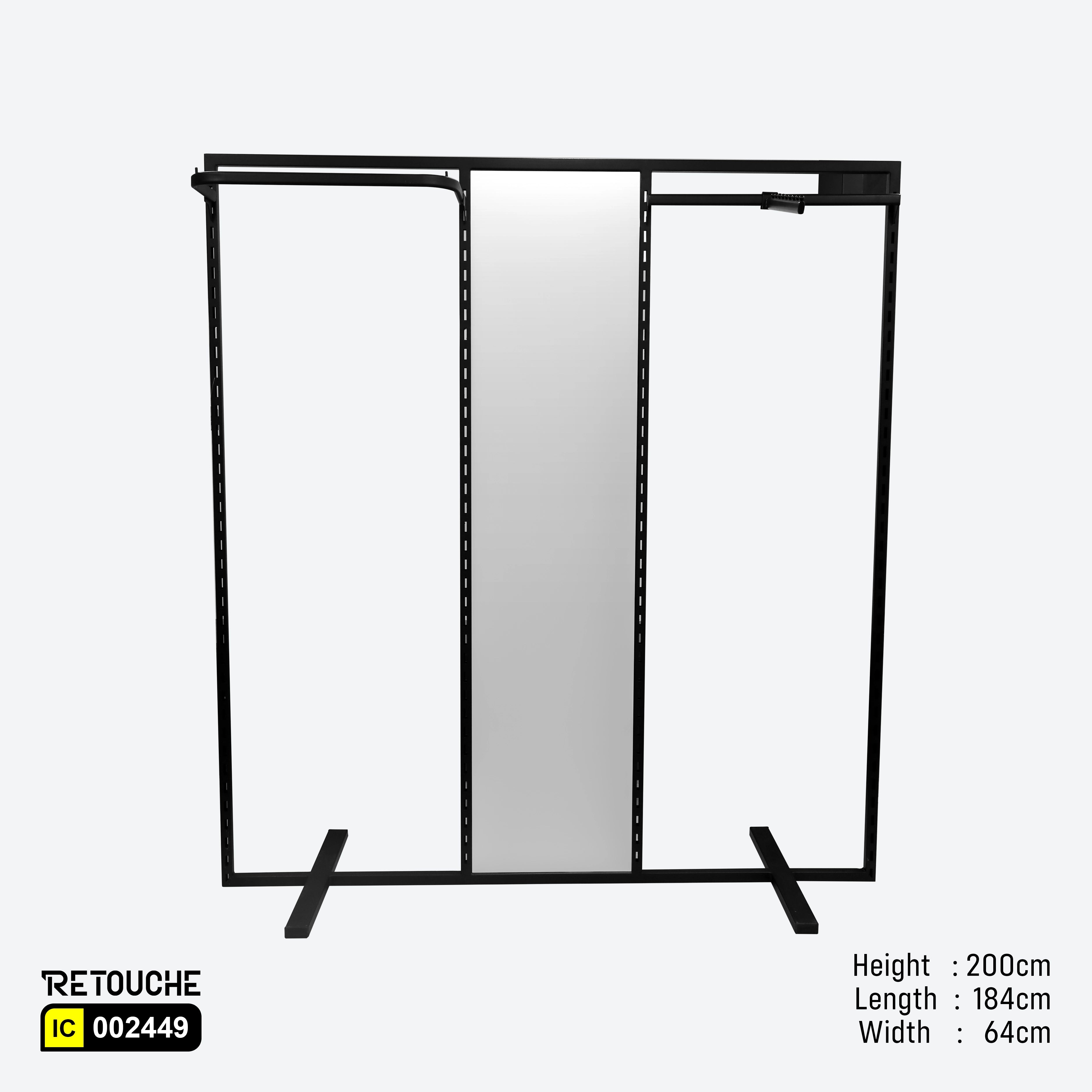 Black Stand With Mirror