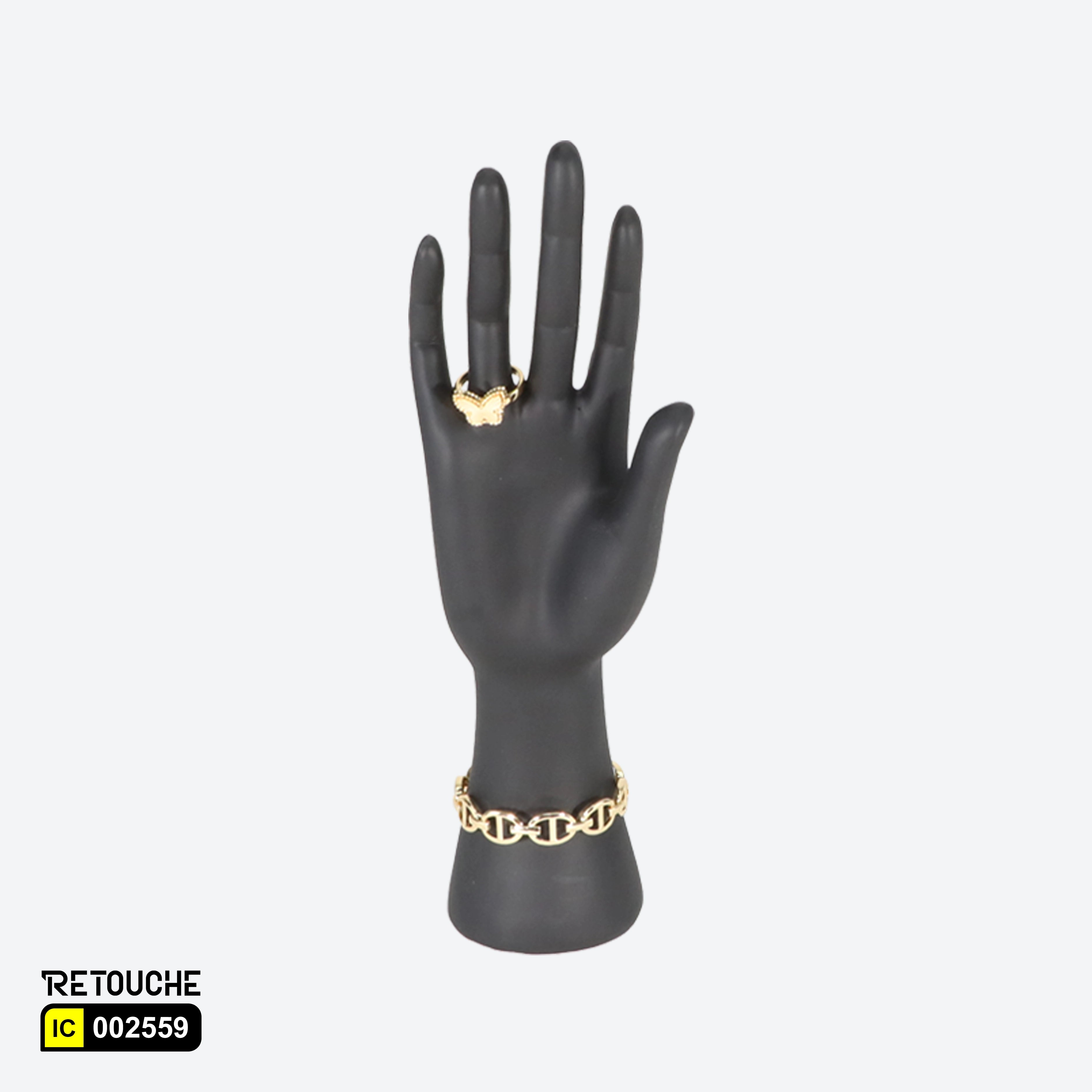 Female Mannequin Hand Jewelry Display, Black Color