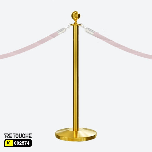 Queue Barrier Post (Tc-90S Post Gold)