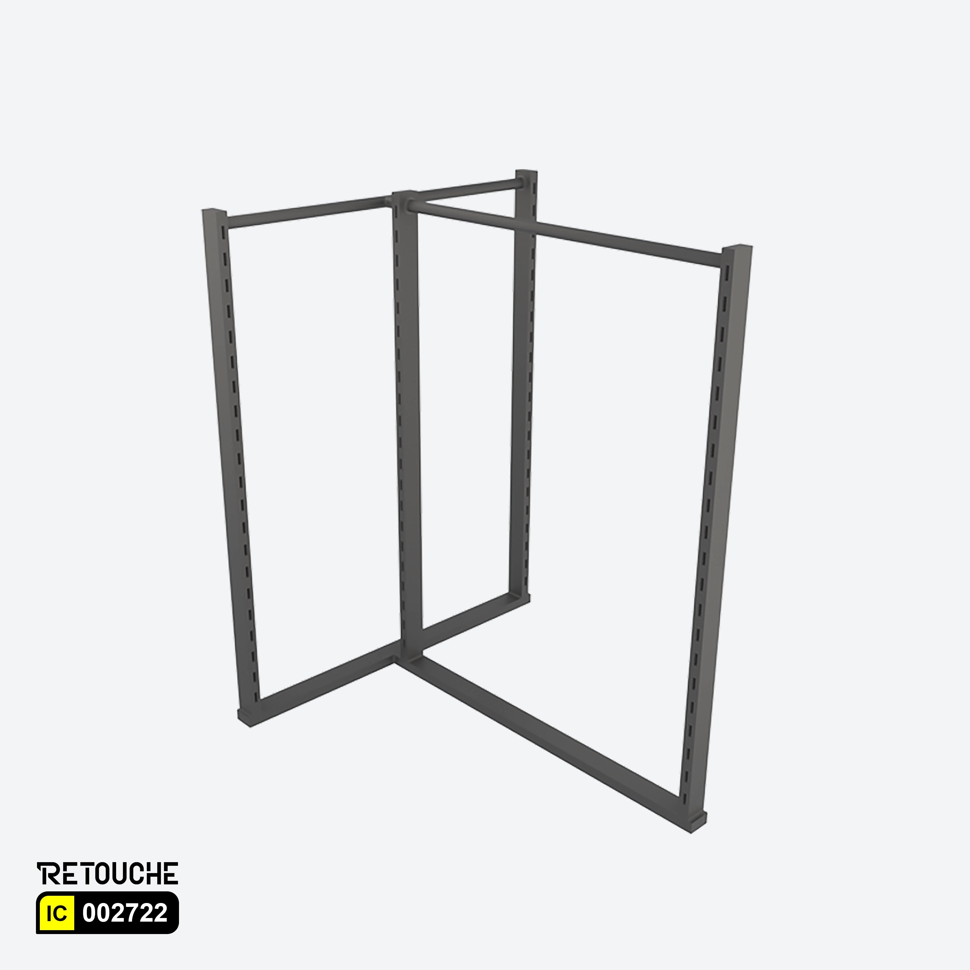 T-Shape Clothes Stand Rack, Metal
