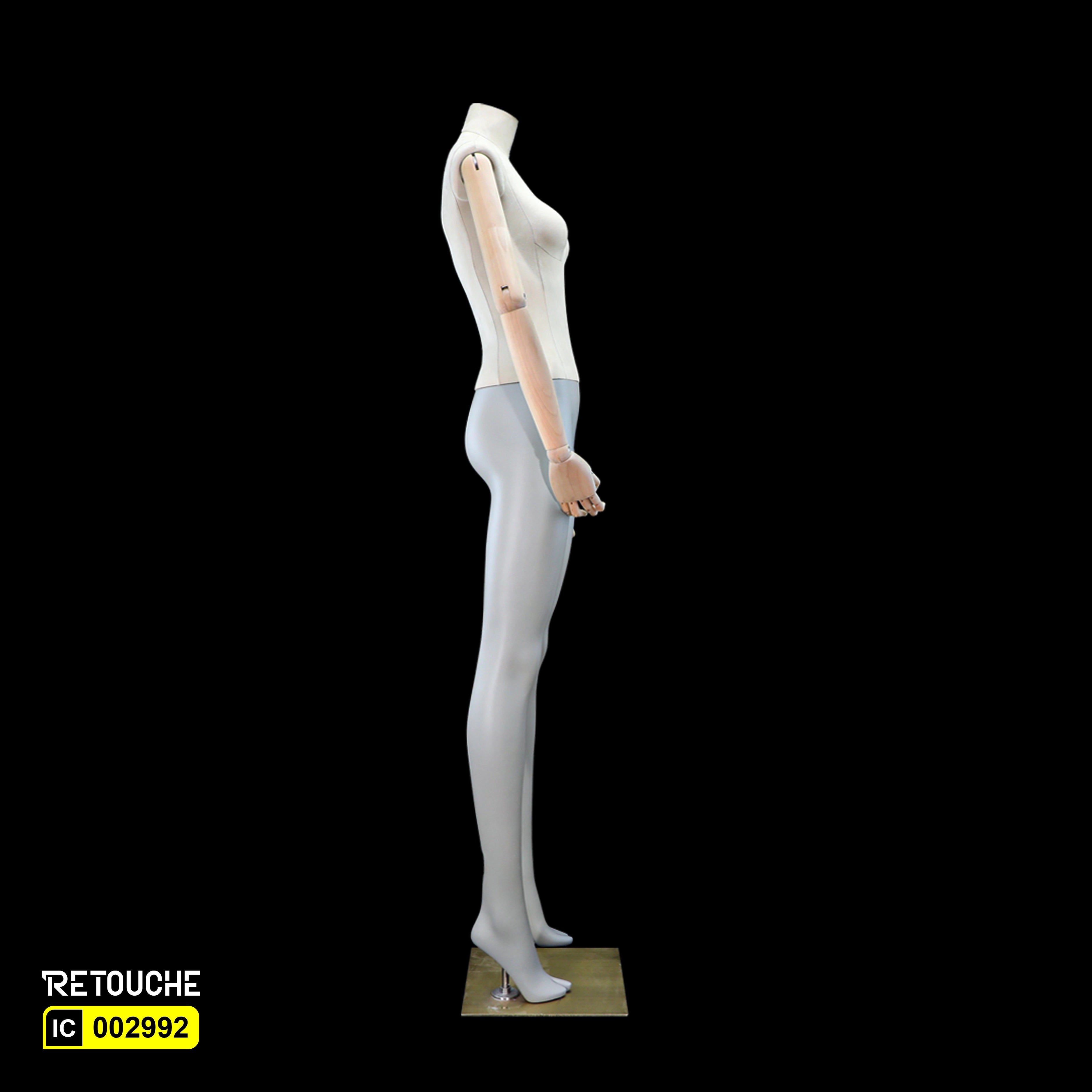 Female Mannequin, Flexible Wooden Arms