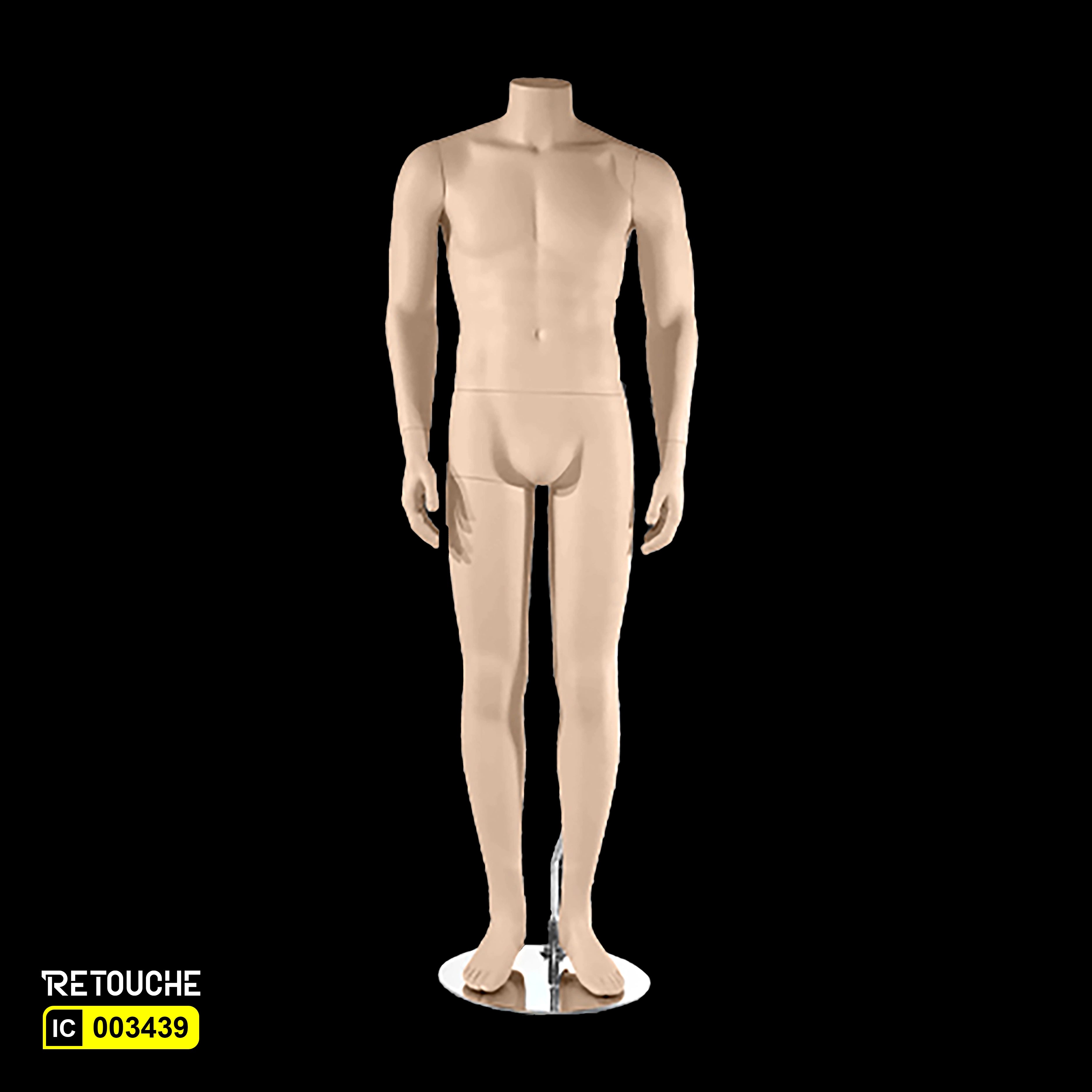 Male Mannequin, Headless, Skin Color (Jmw-1-017)