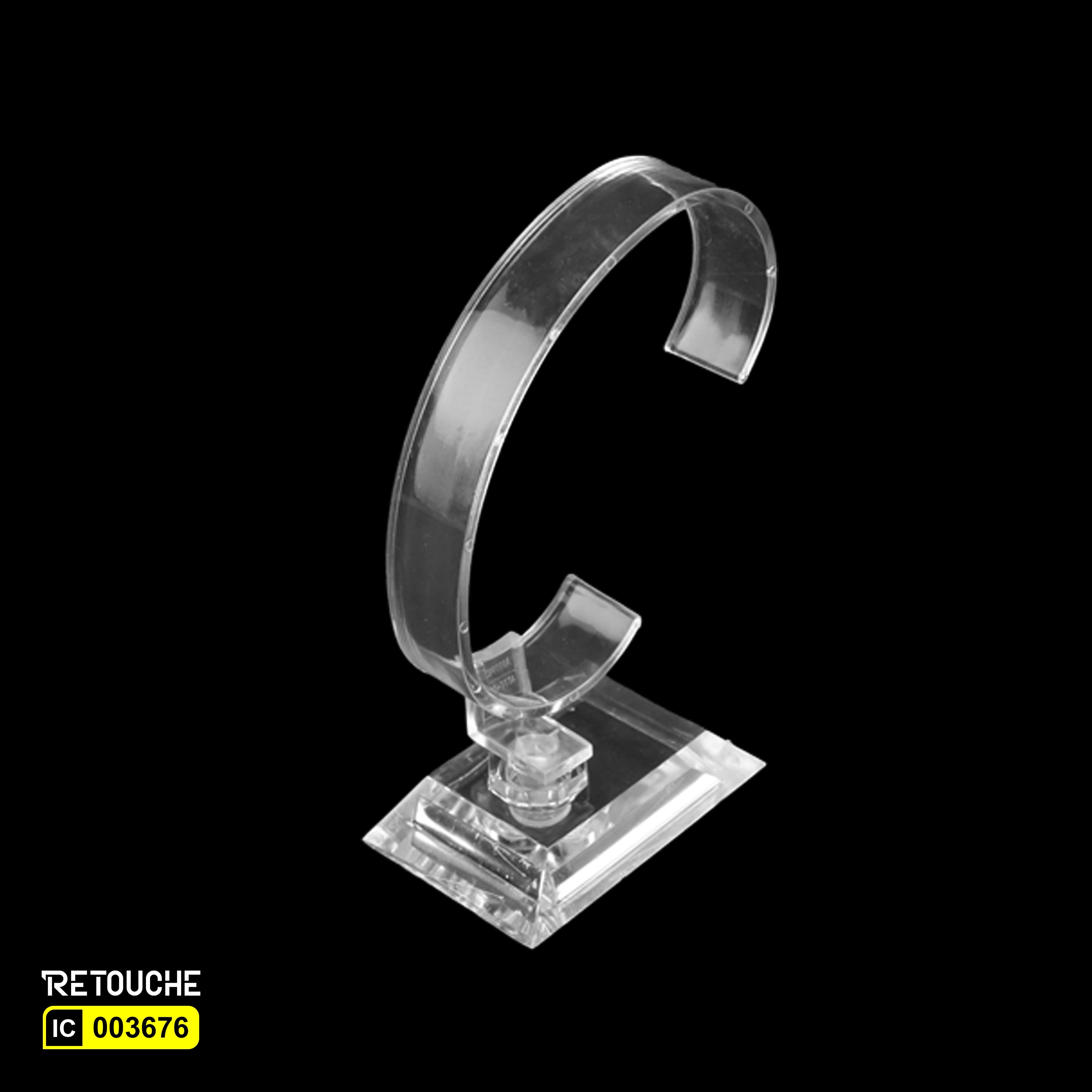 Watch or Bracelet Display Holder, Clear Plastic
