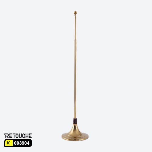 F17D-Telescopic Flag Pole-Polish Gold F17D