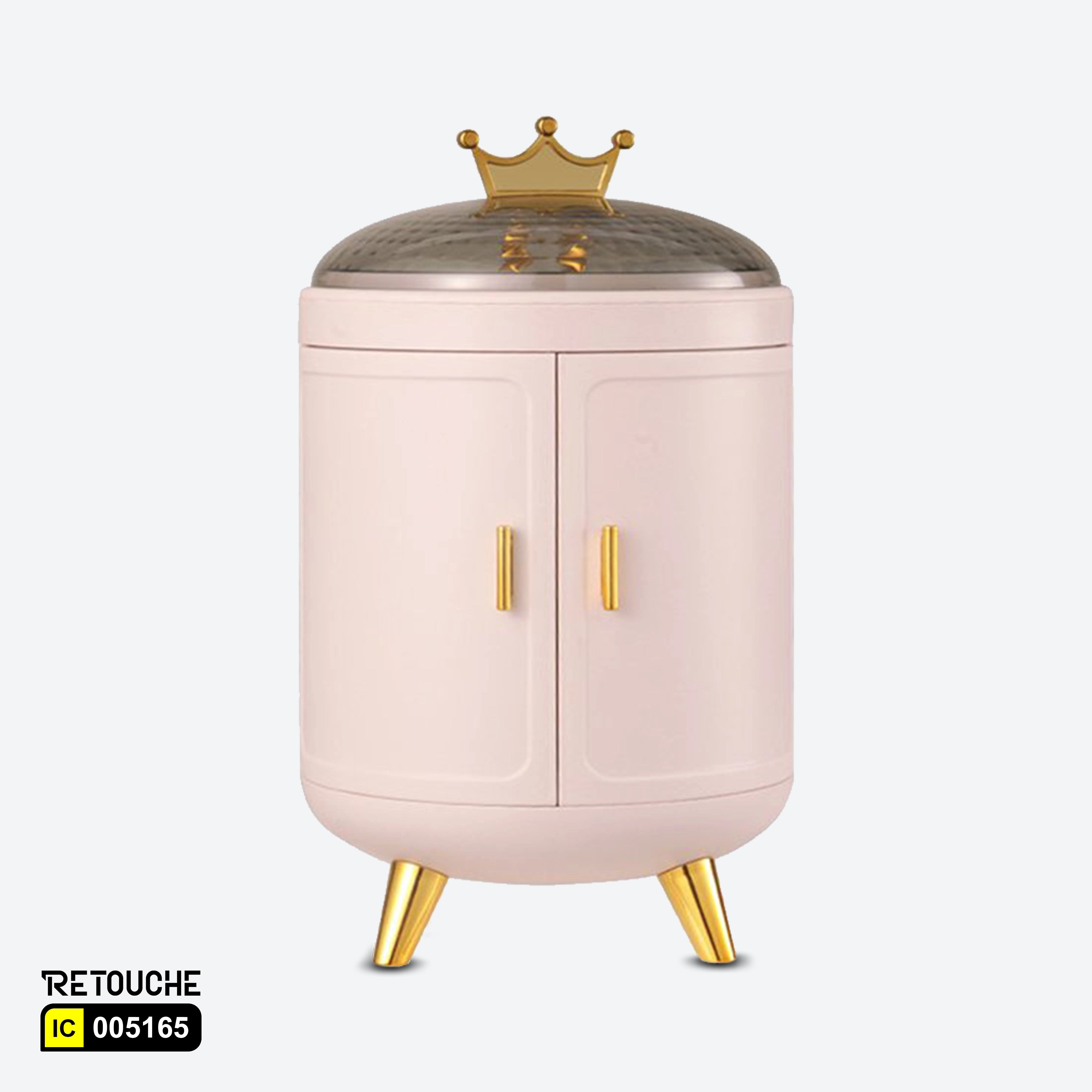 This Accessories Storage Cabinet is designed to provide a convenient and organized storage solution for smaller items such as jewelry, makeup, and accessories.
With specific compartments and shelves, it maximizes space and saves time searching for items.
Keep your space clutter-free and your belongings easily accessible with this functional storage cabinet.