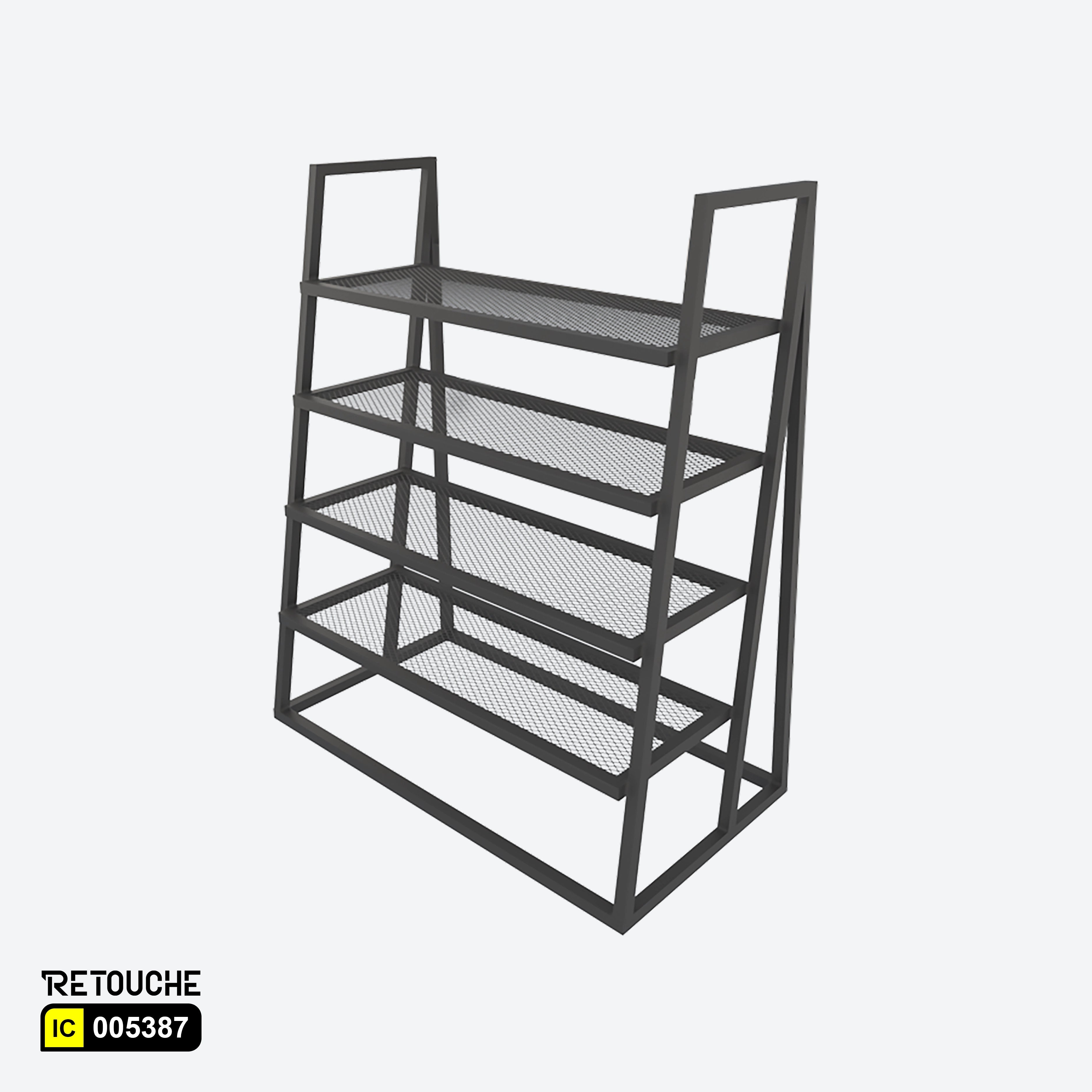 Metal Garment Clothes Rack Stand, Black Color