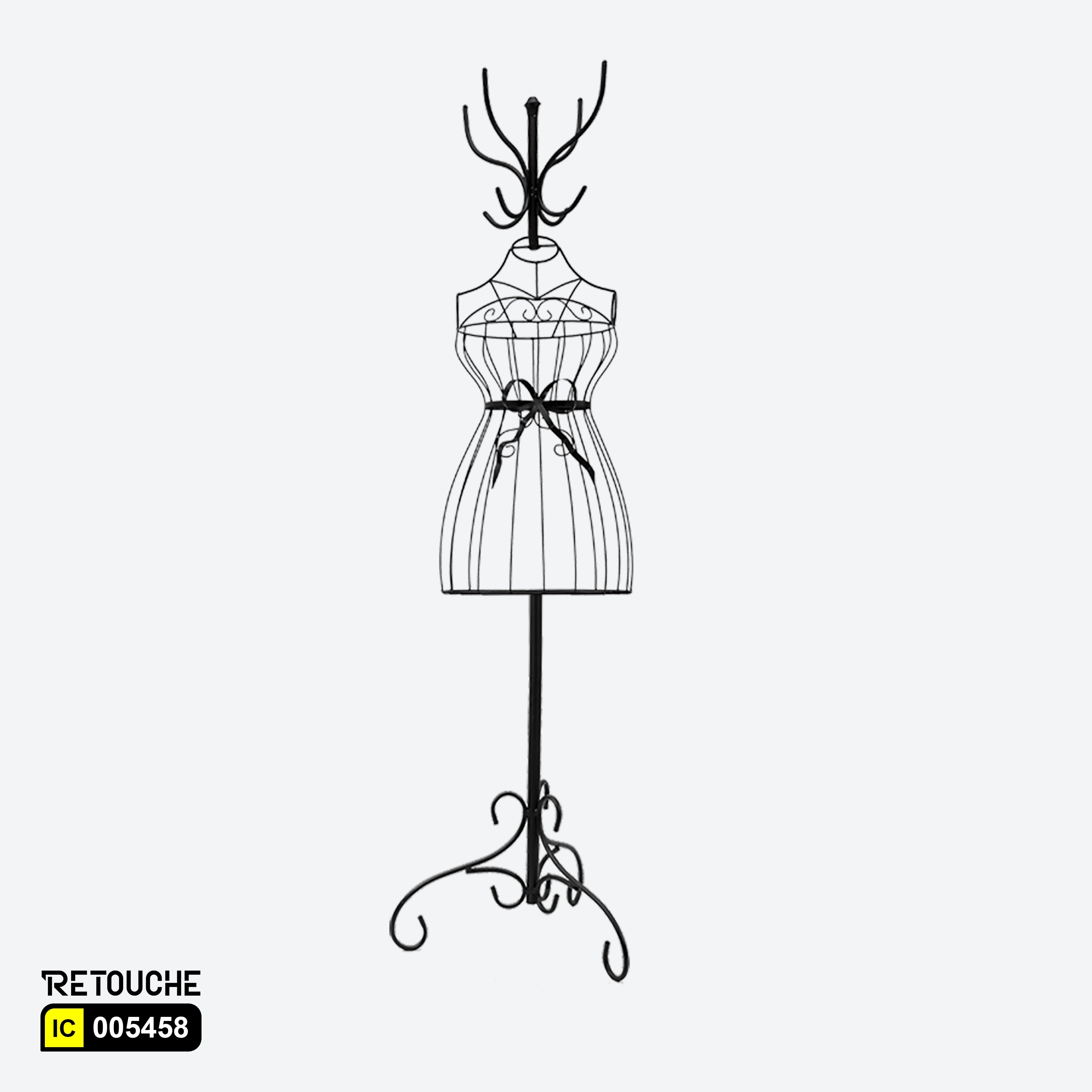 Female Decorative Wire Mannequin Stand
