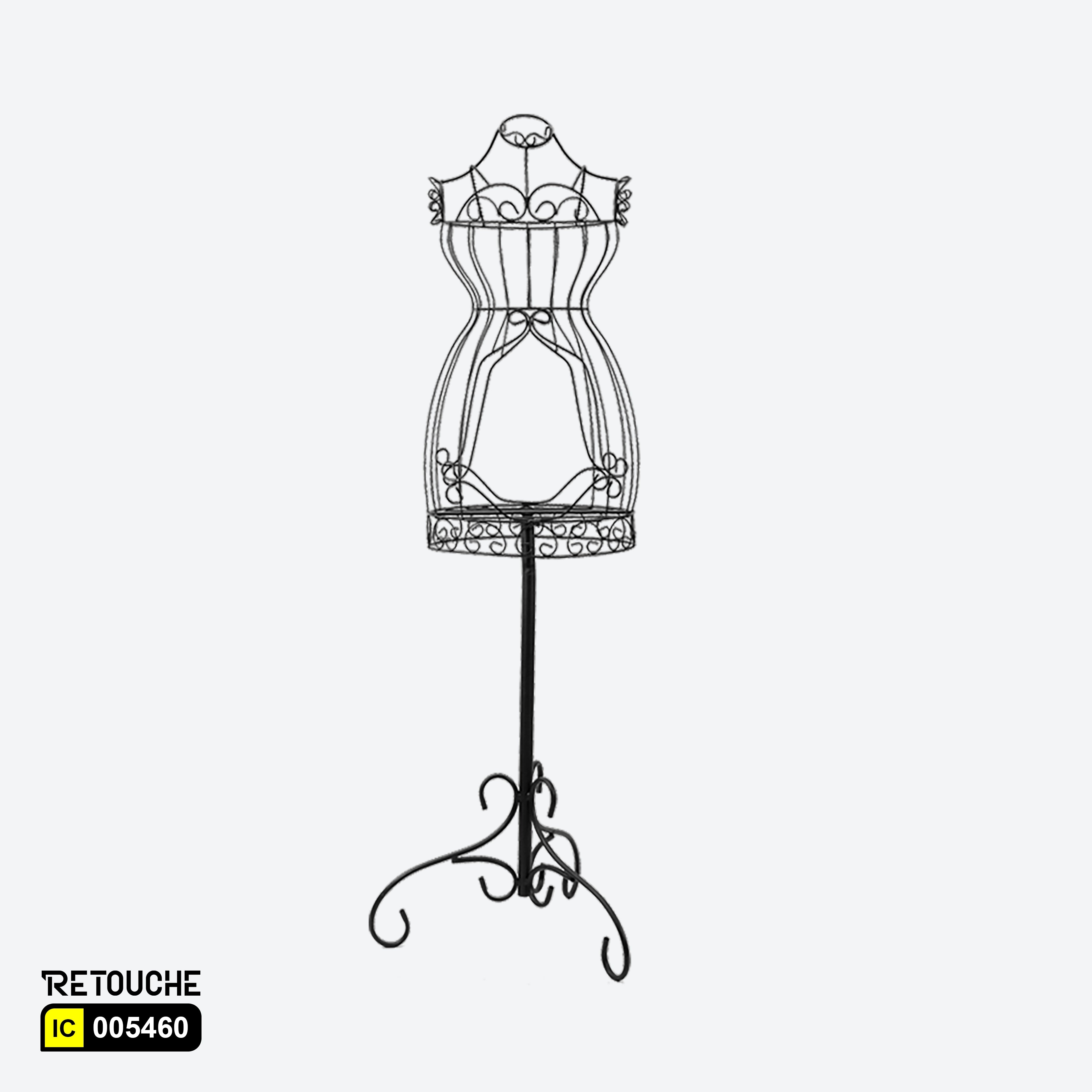 Female Decorative Wire Mannequin Stand