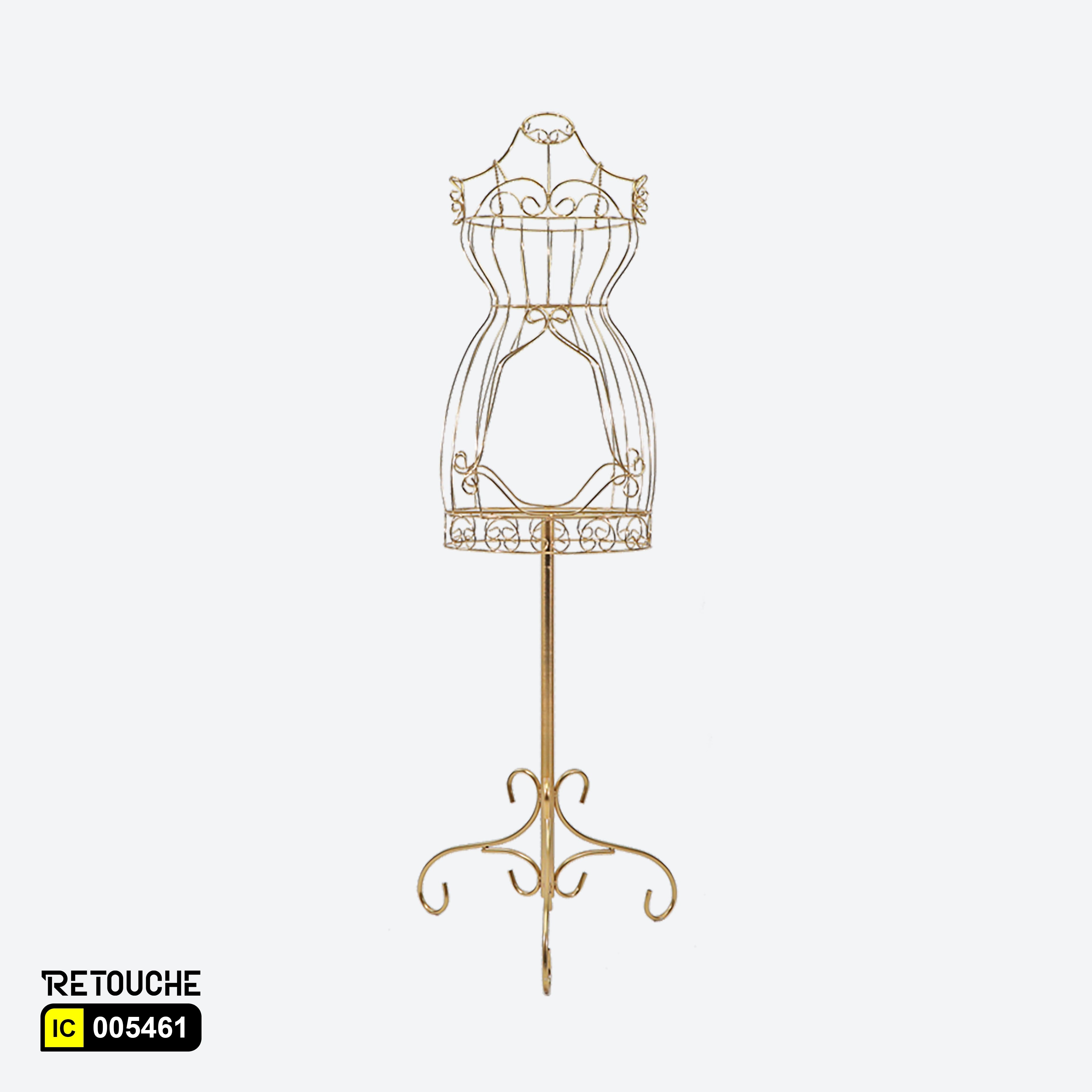 Female Decorative Wire Mannequin Stand