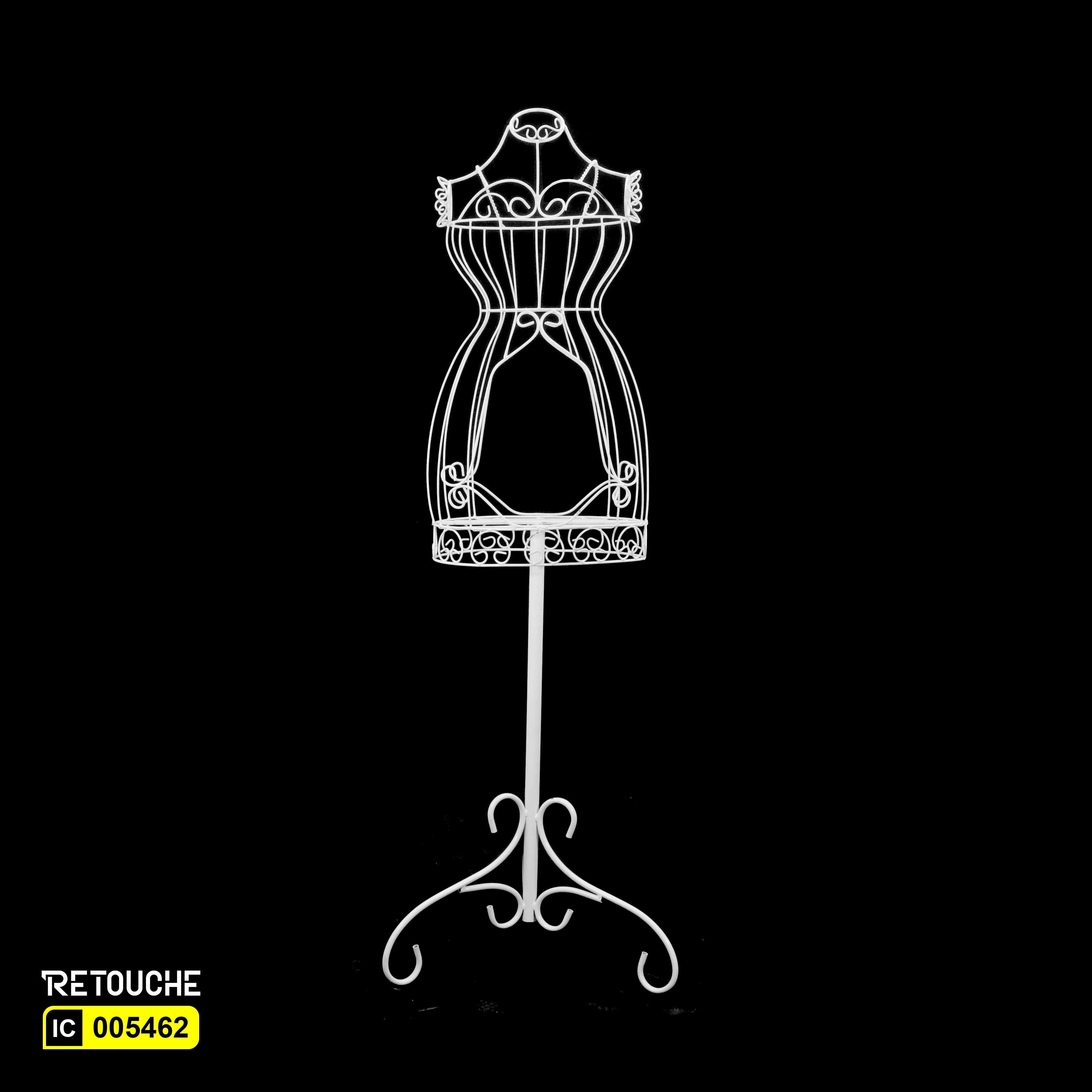 Female Decorative Wire Mannequin Stand