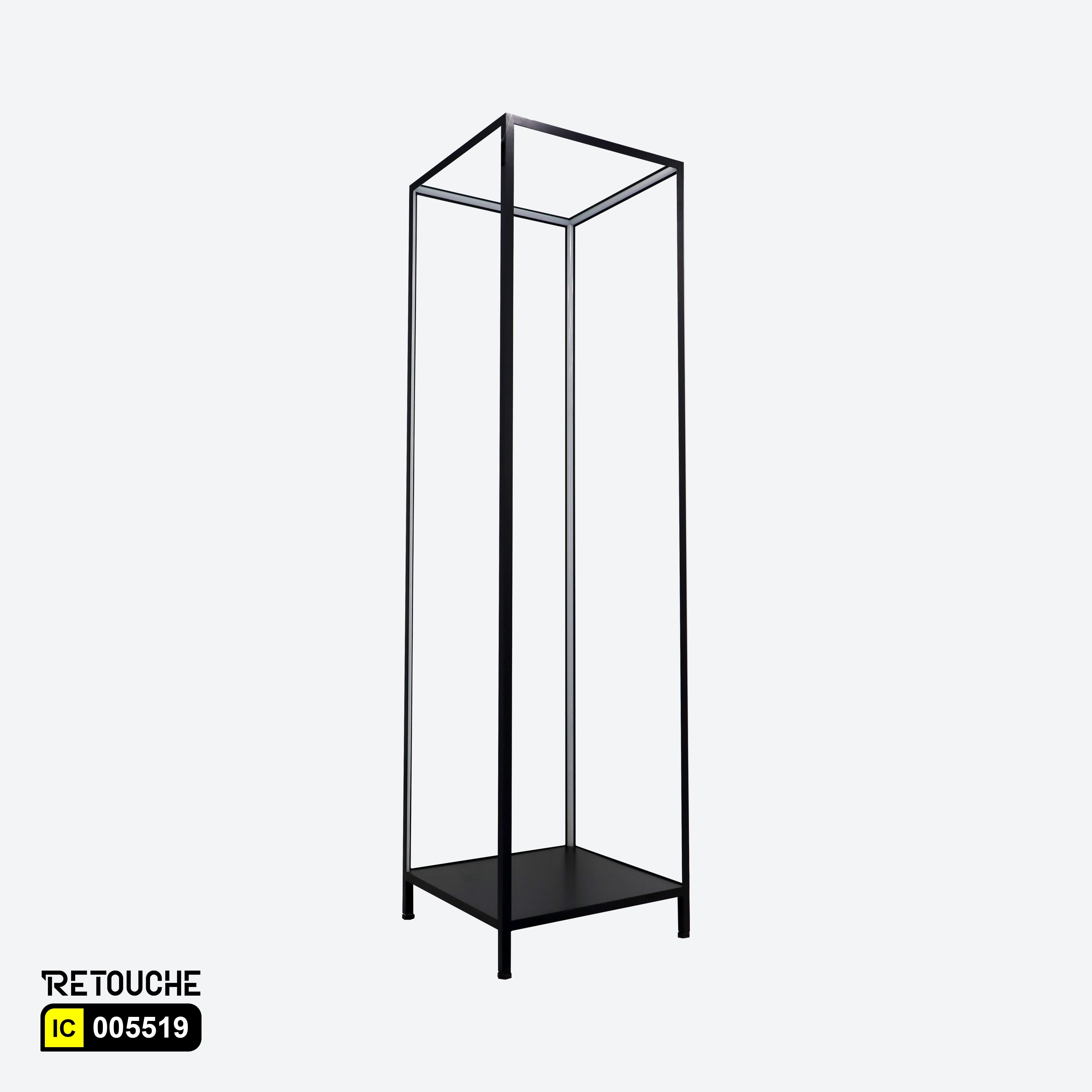Display Stand For Mannequin Black With 4 Side Lighting
