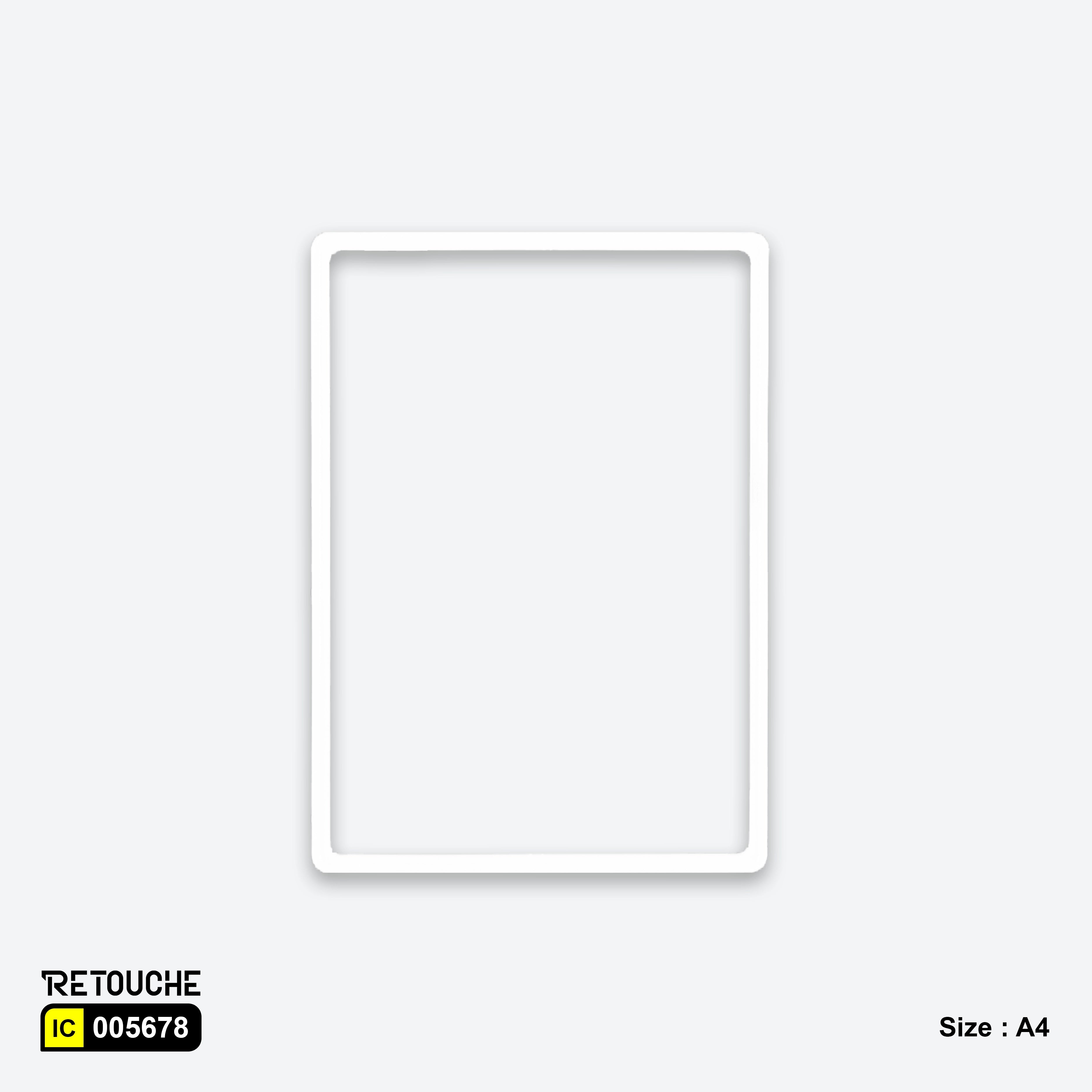 Plastic frame A4 Size