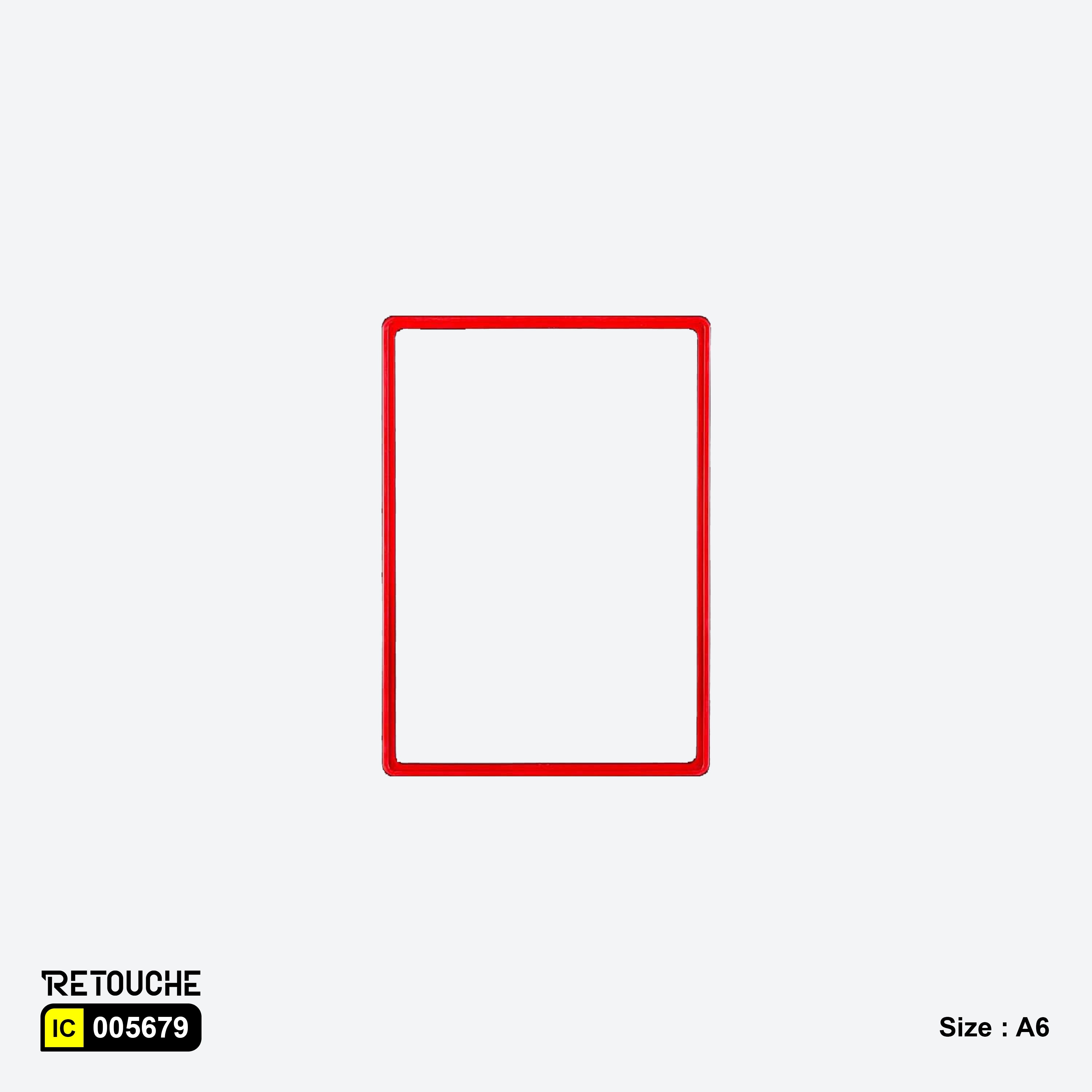 Plastic frame A6 Size