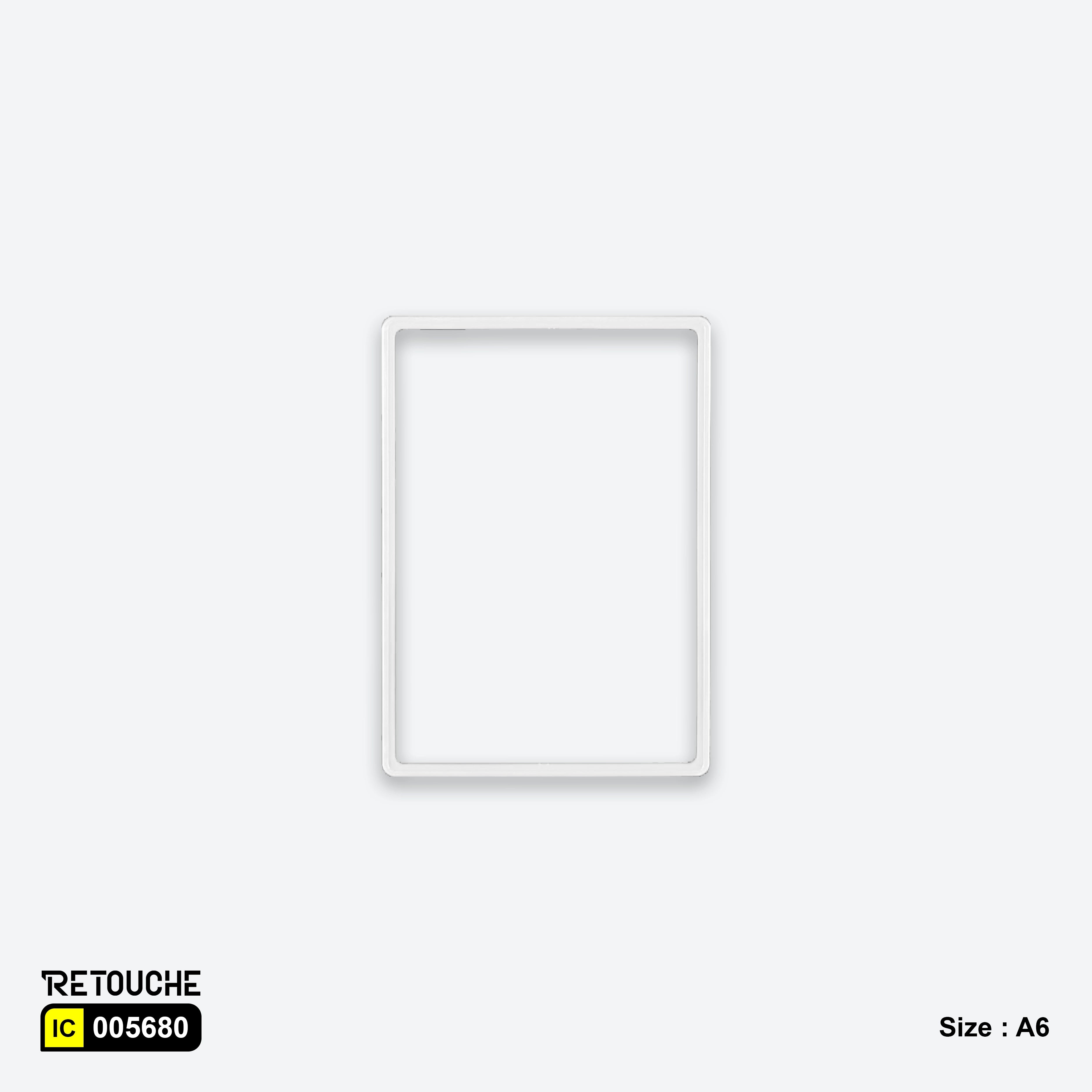 Plastic frame A6 Size