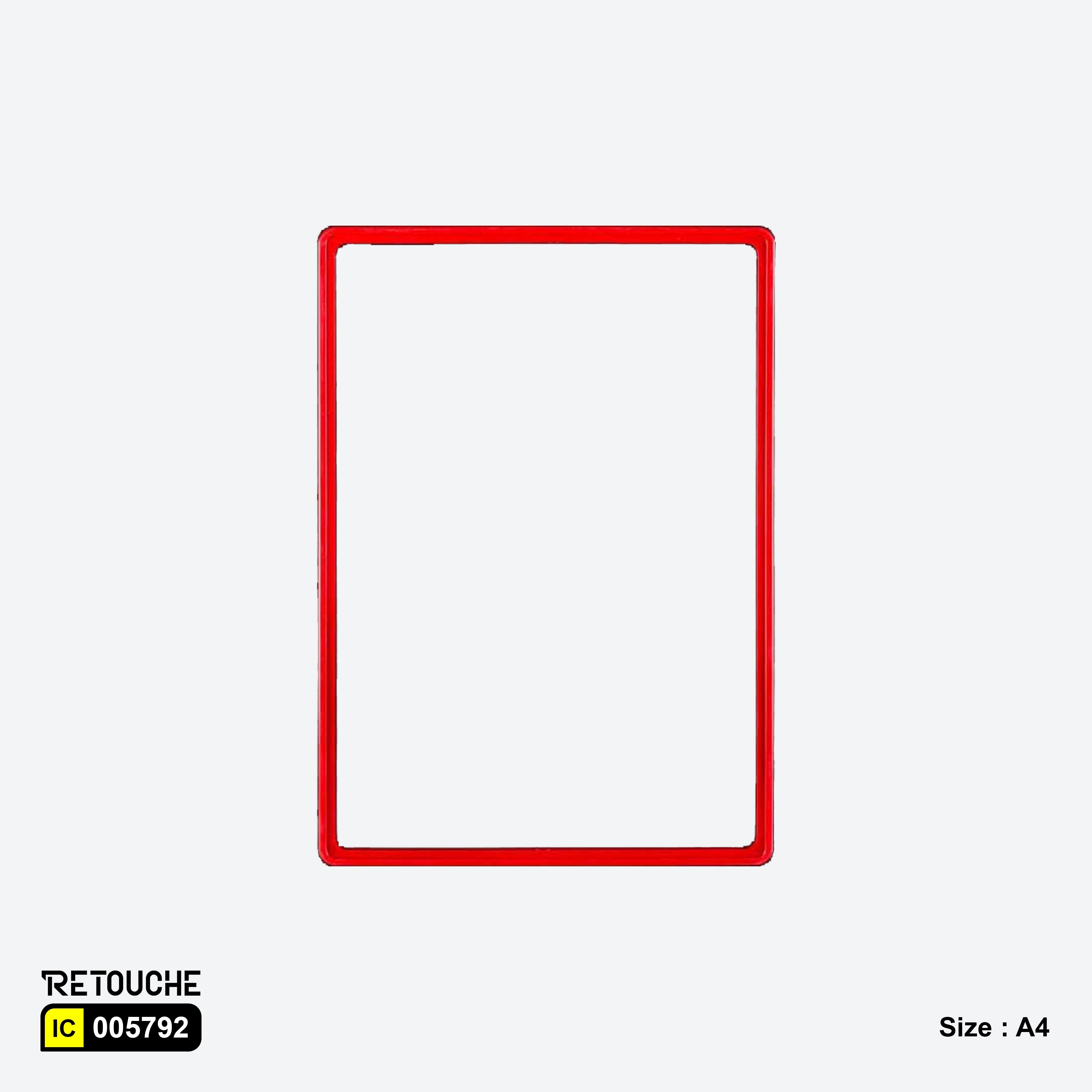 Plastic frame A4 Size