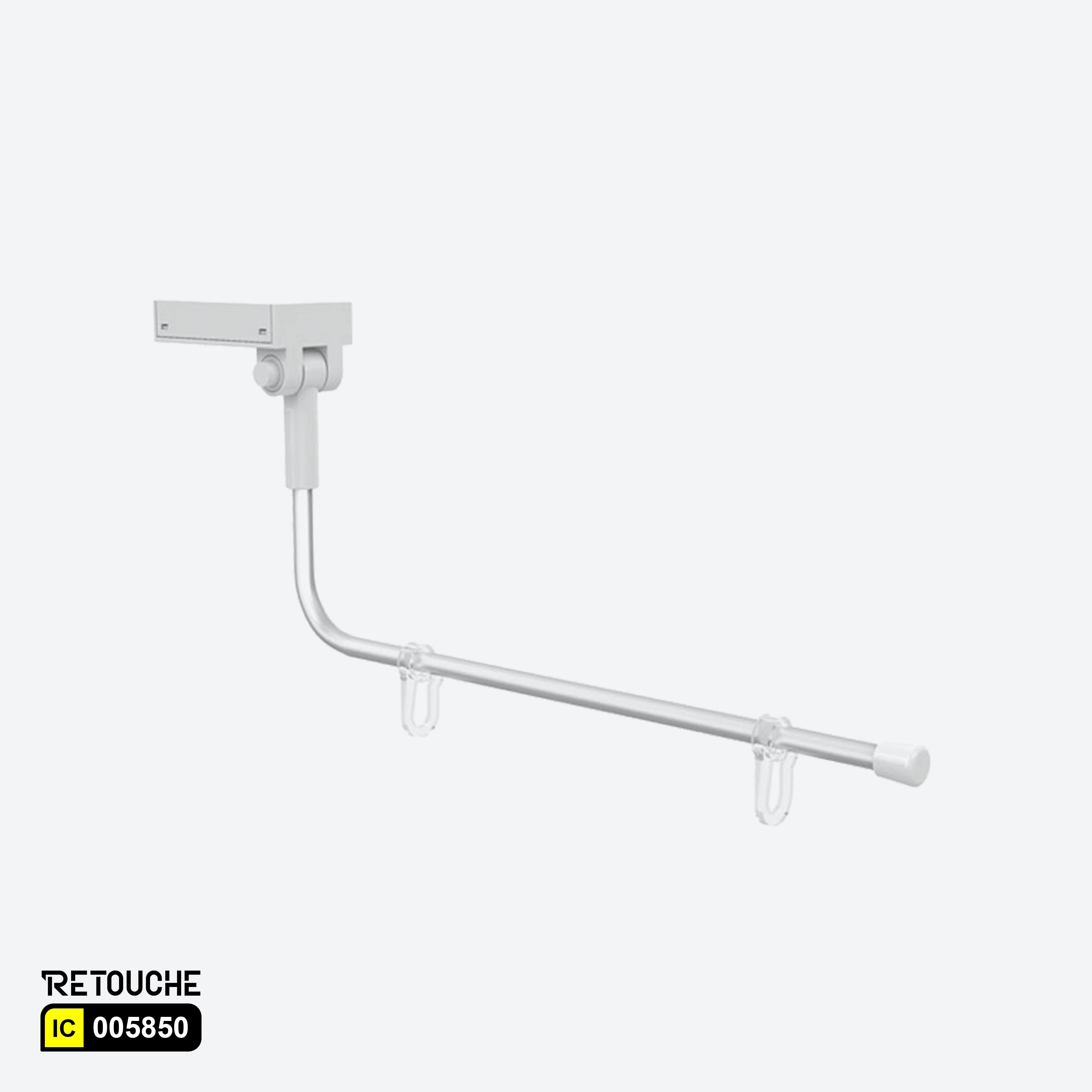 MAG-SW-TUBE-L Magnetic Sign Holder With Adjustable Angle - White
