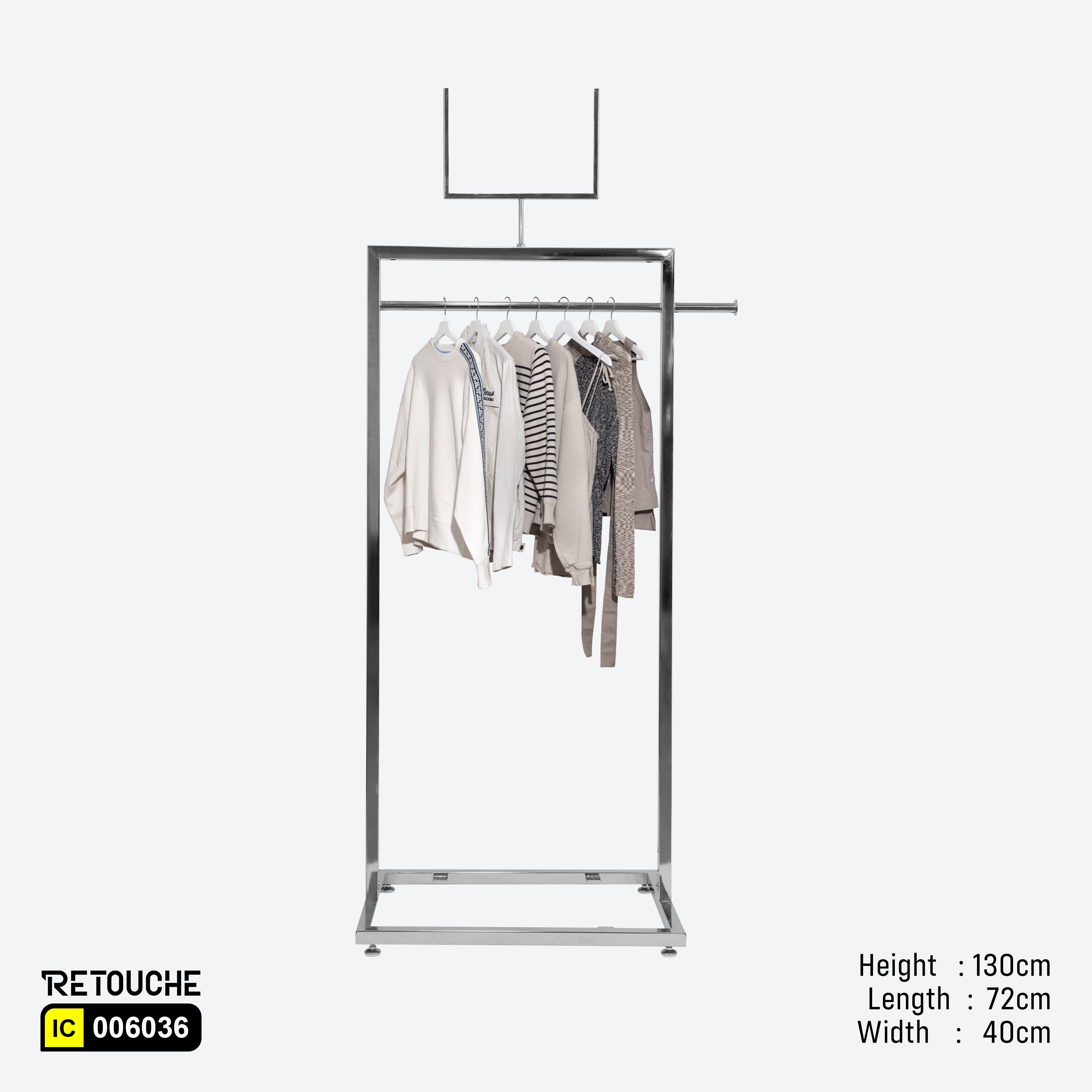 Display Table (Only Metal Parts), Chrome