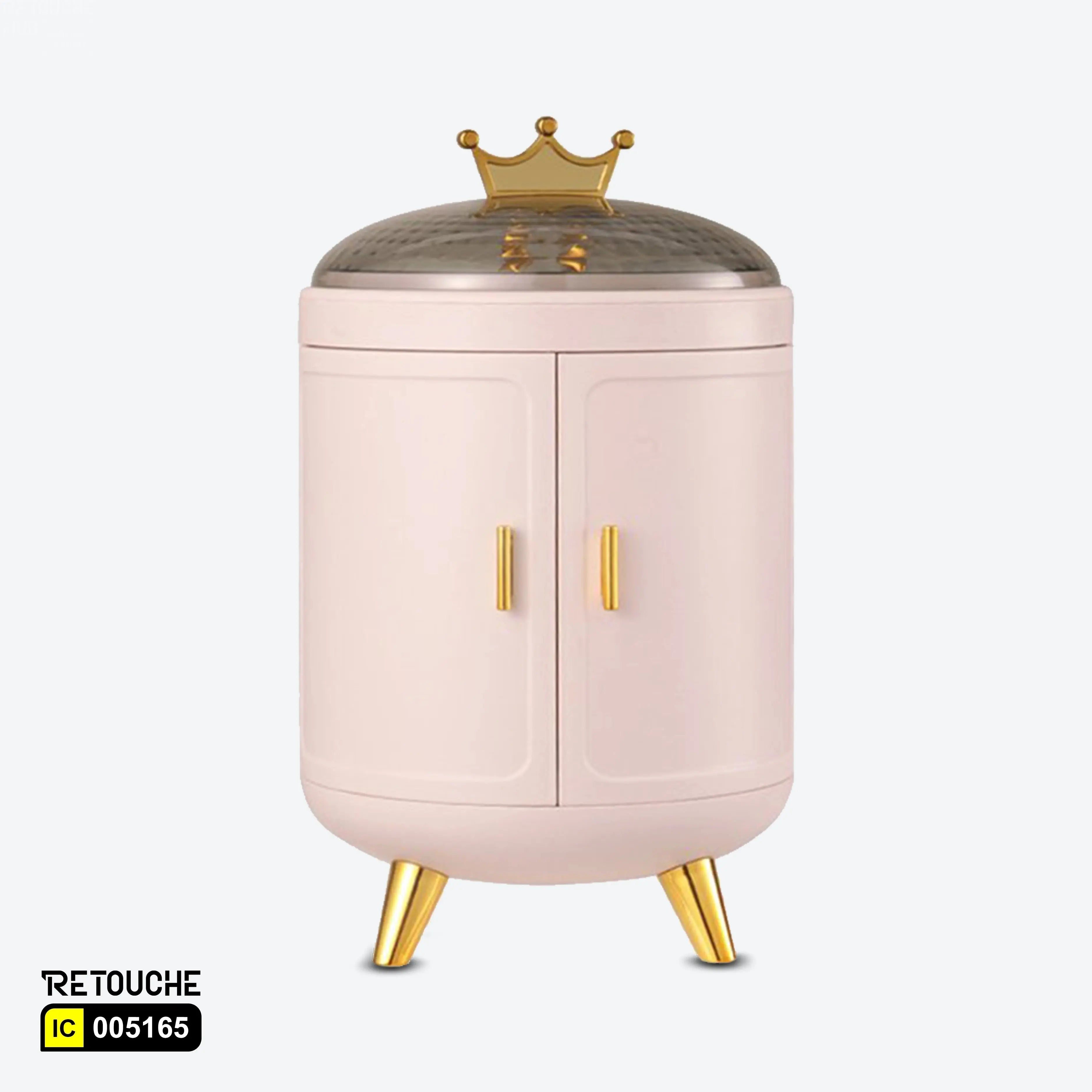 This Accessories Storage Cabinet is designed to provide a convenient and organized storage solution for smaller items such as jewelry, makeup, and accessories.
With specific compartments and shelves, it maximizes space and saves time searching for items.
Keep your space clutter-free and your belongings easily accessible with this functional storage cabinet.