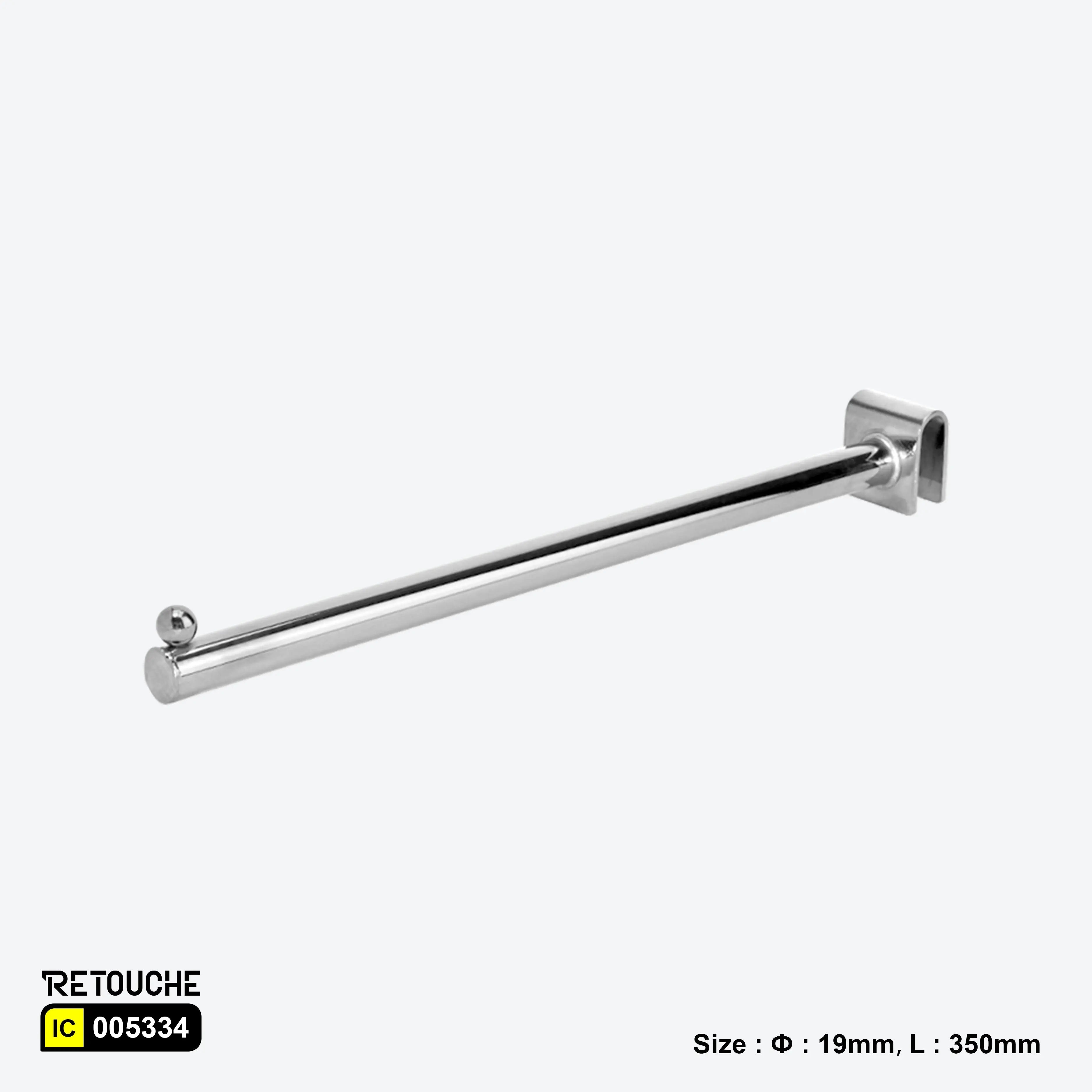 Display Hook for Oval Crossbar, with Bead, Metal Oval Tube & Accessories