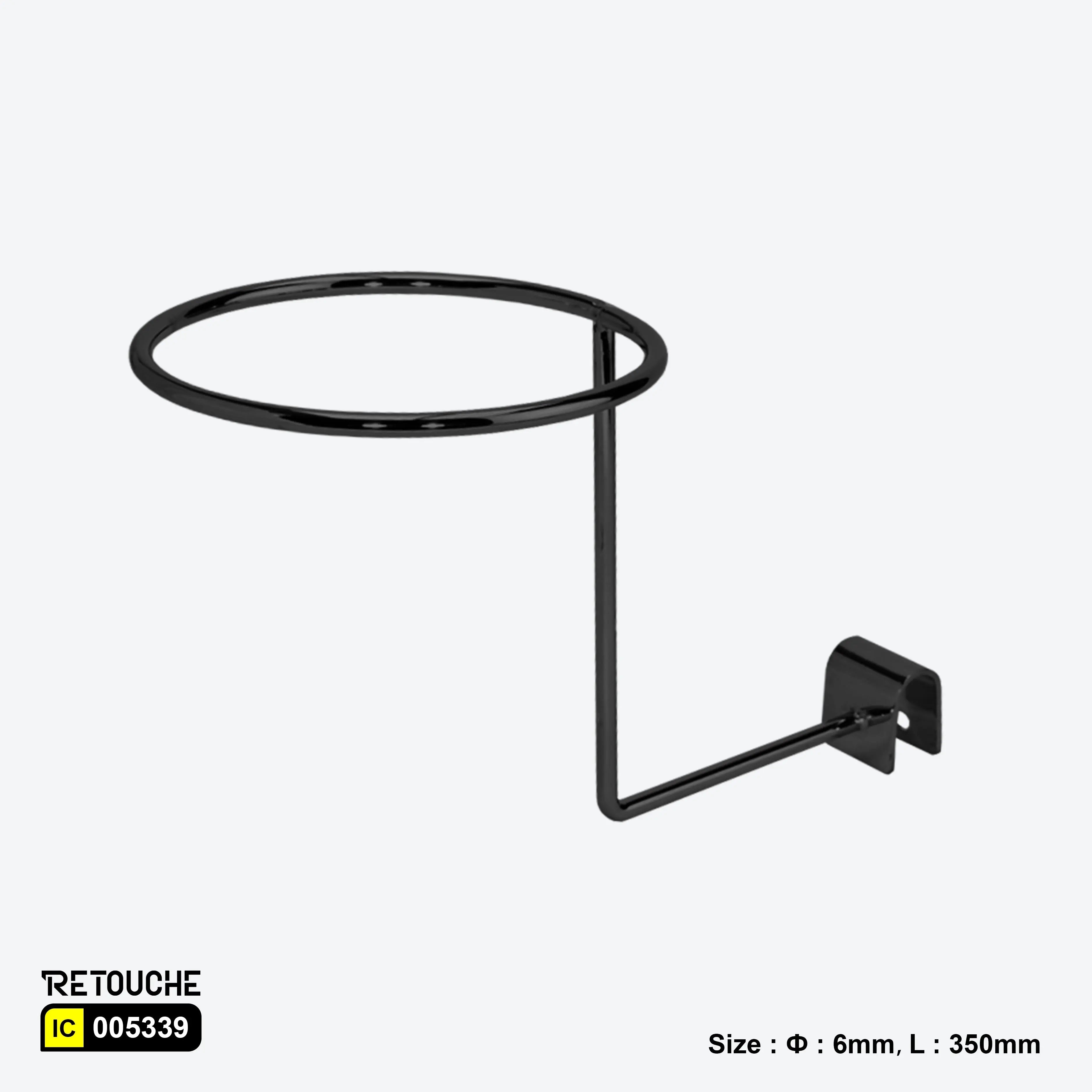 Hat Display Hook for Oval Crossbar, Metal Oval Tube & Accessories