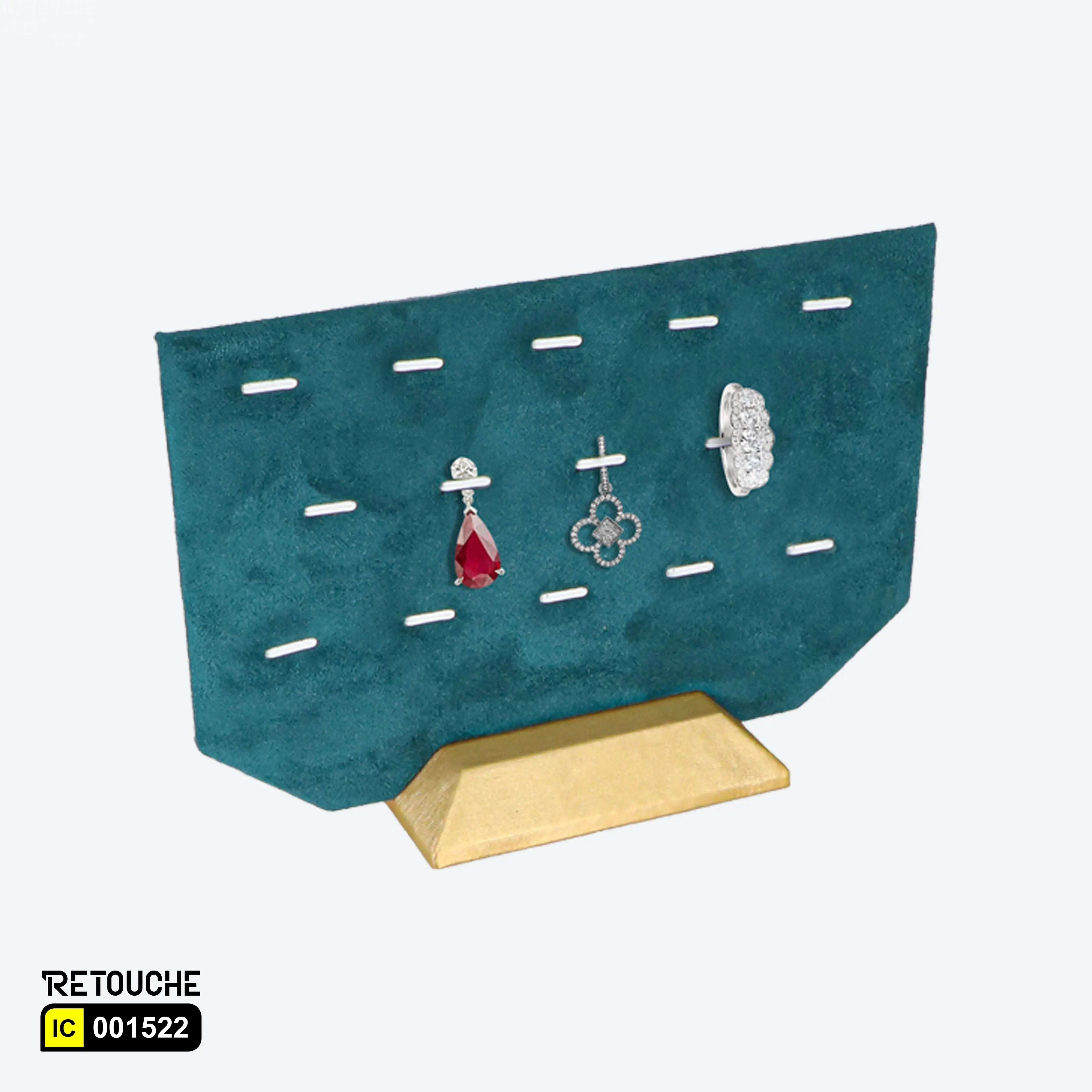 Jewelry Display Stand, Green Velvet Displays & Showcases