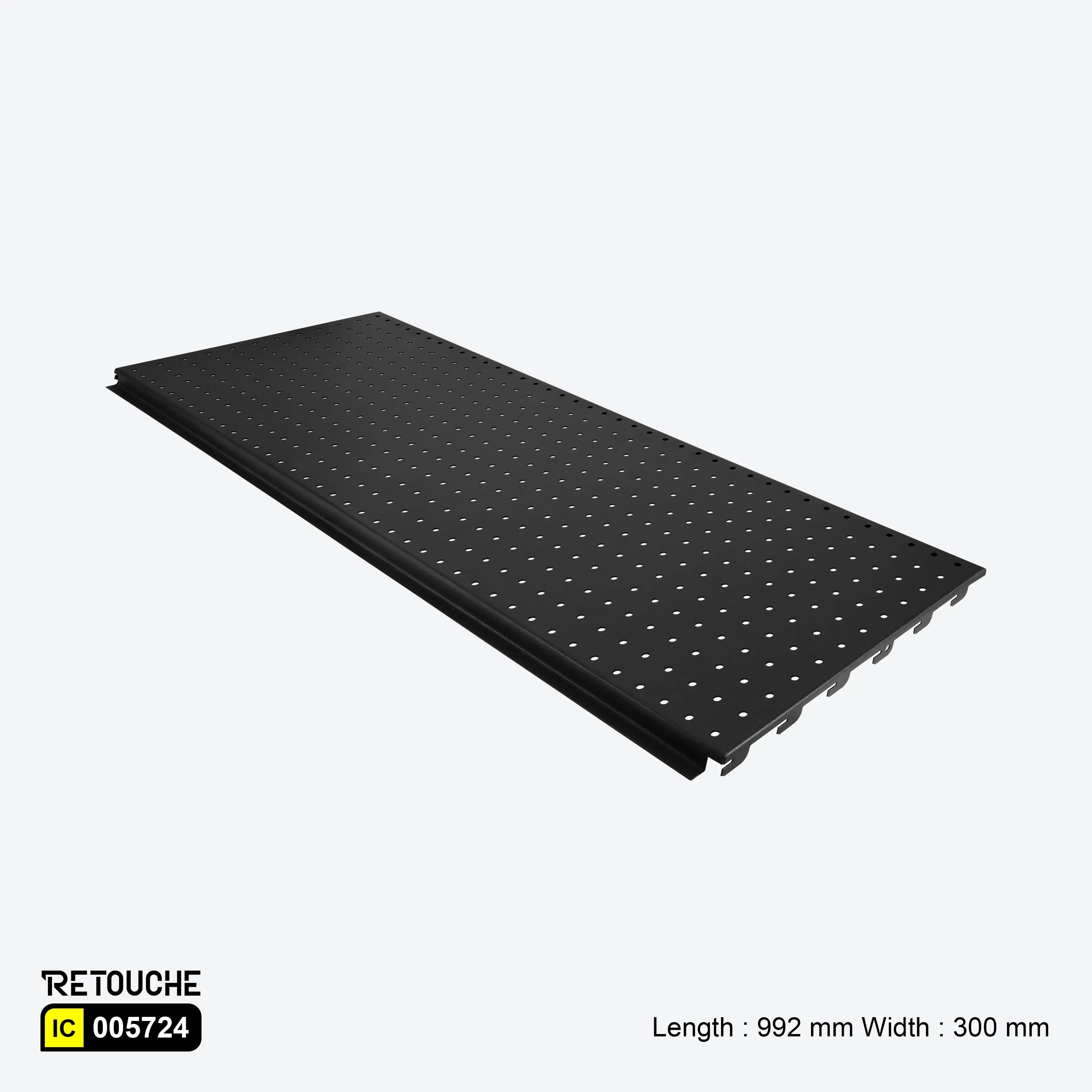 Perforated Back Panel, Metal, Matte Peg Boards