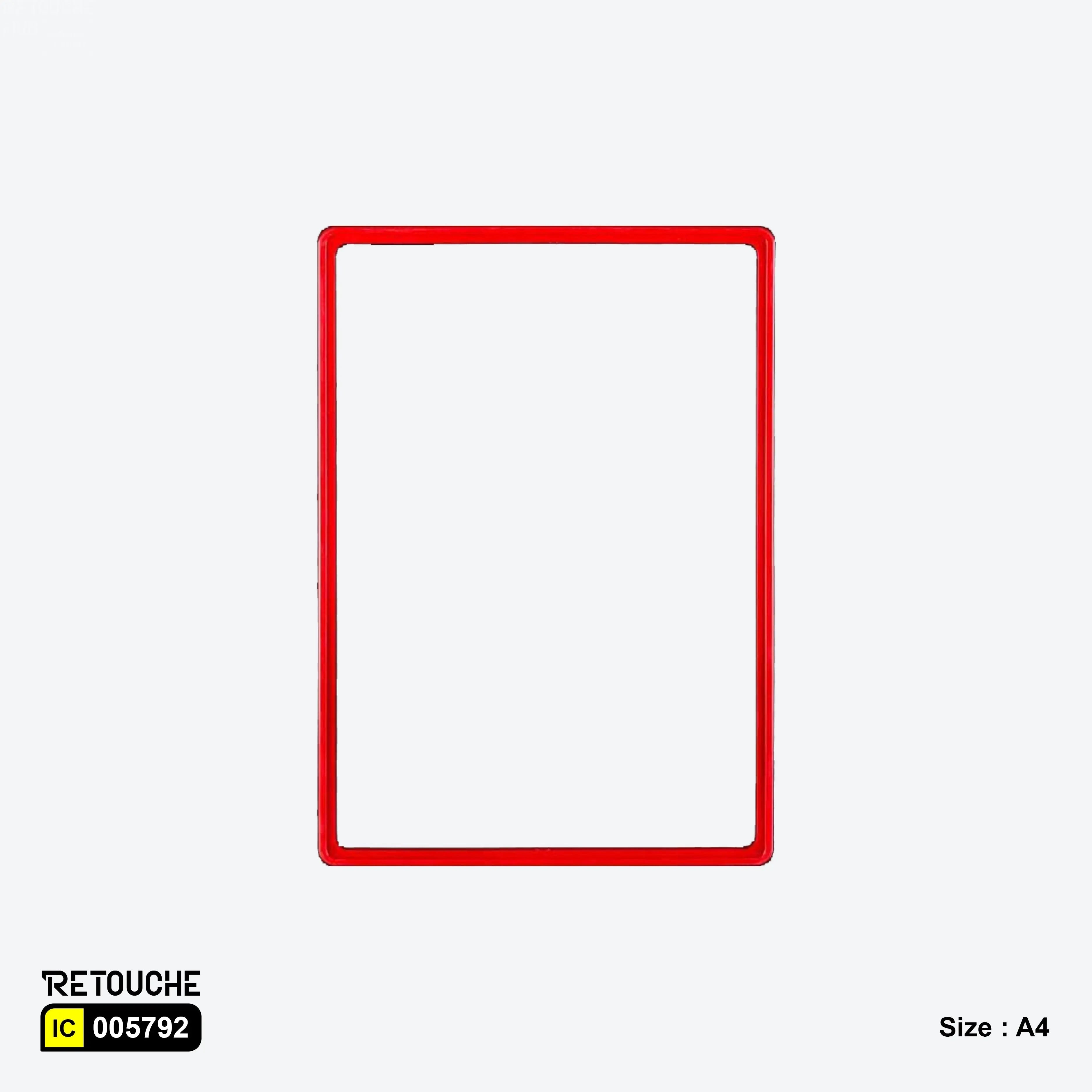 Plastic frame A4 Size Supermarket Equipment
