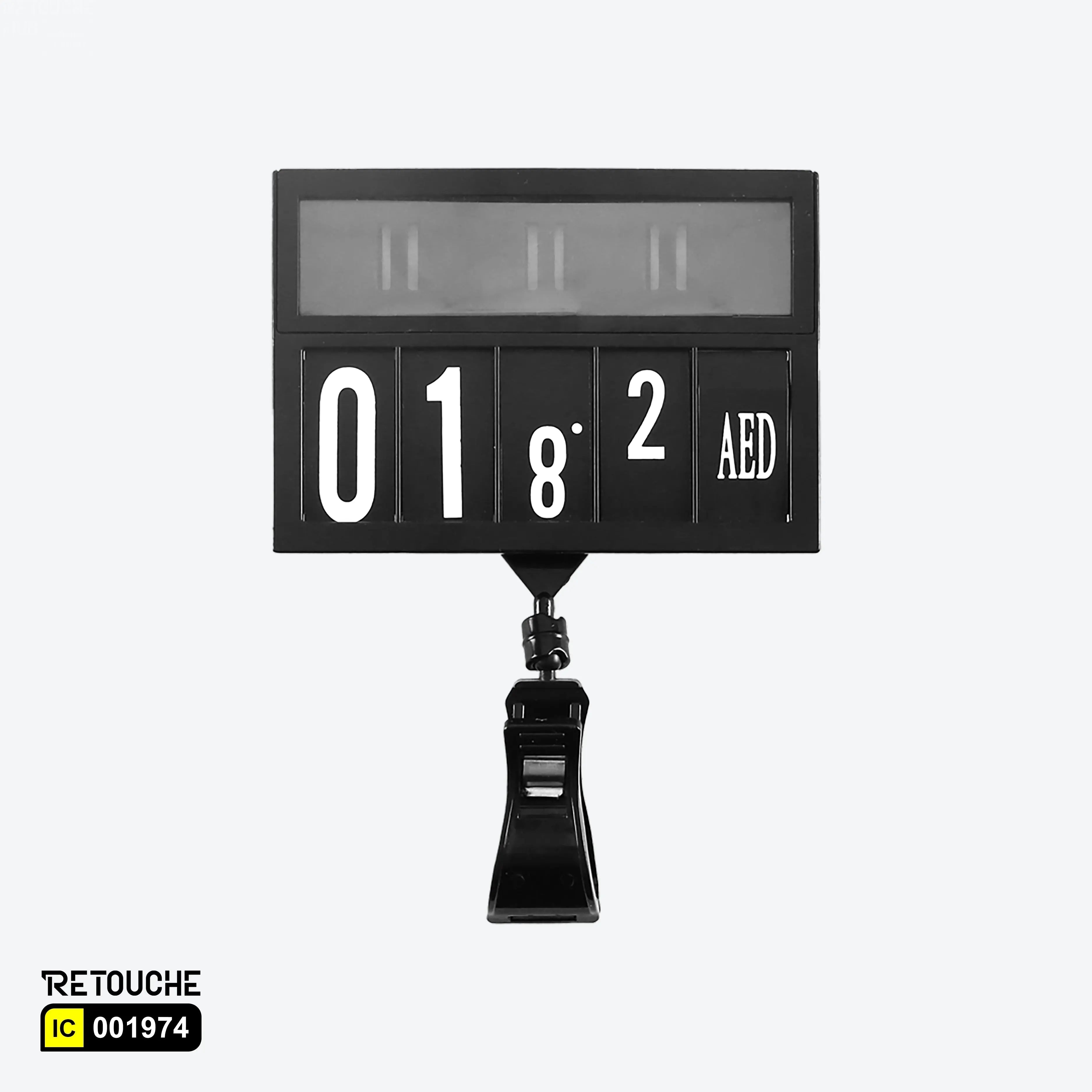 Pop Clip Price Sign Holder, Black Plastic (SH-L11 ) Supermarket Equipment