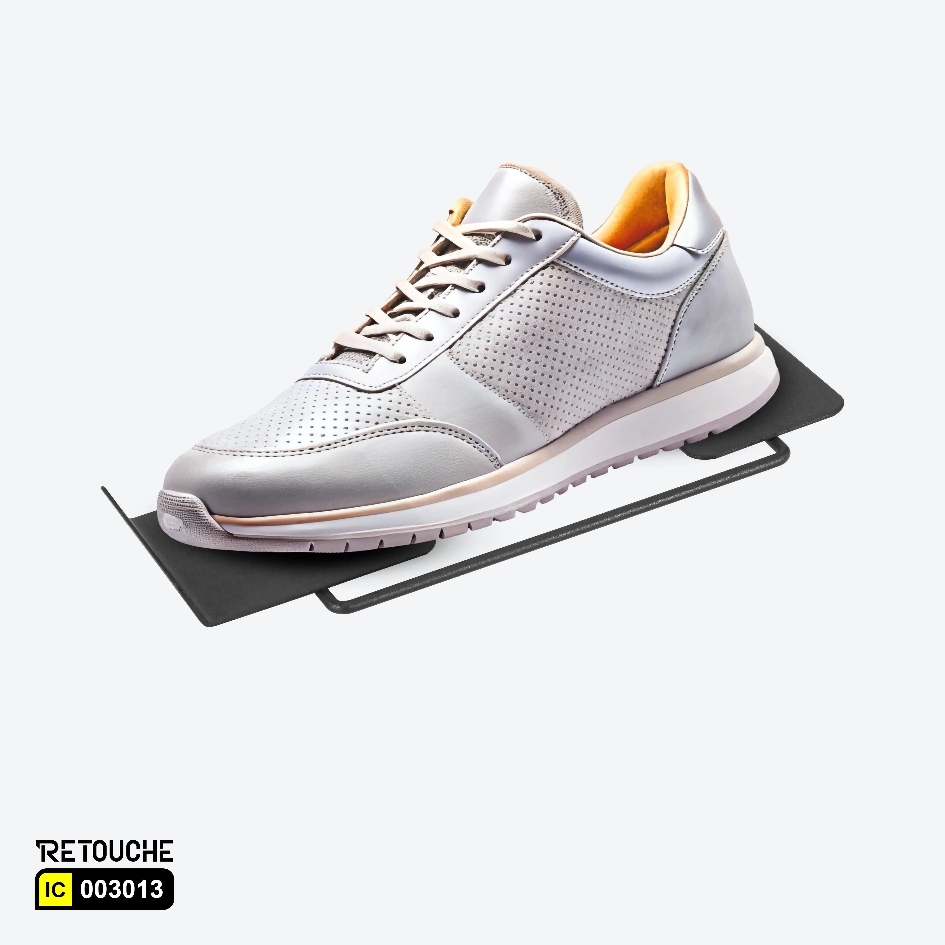 Shoes Display Holder for Oval Crossbar, Metal, Matte Black Oval Tube & Accessories