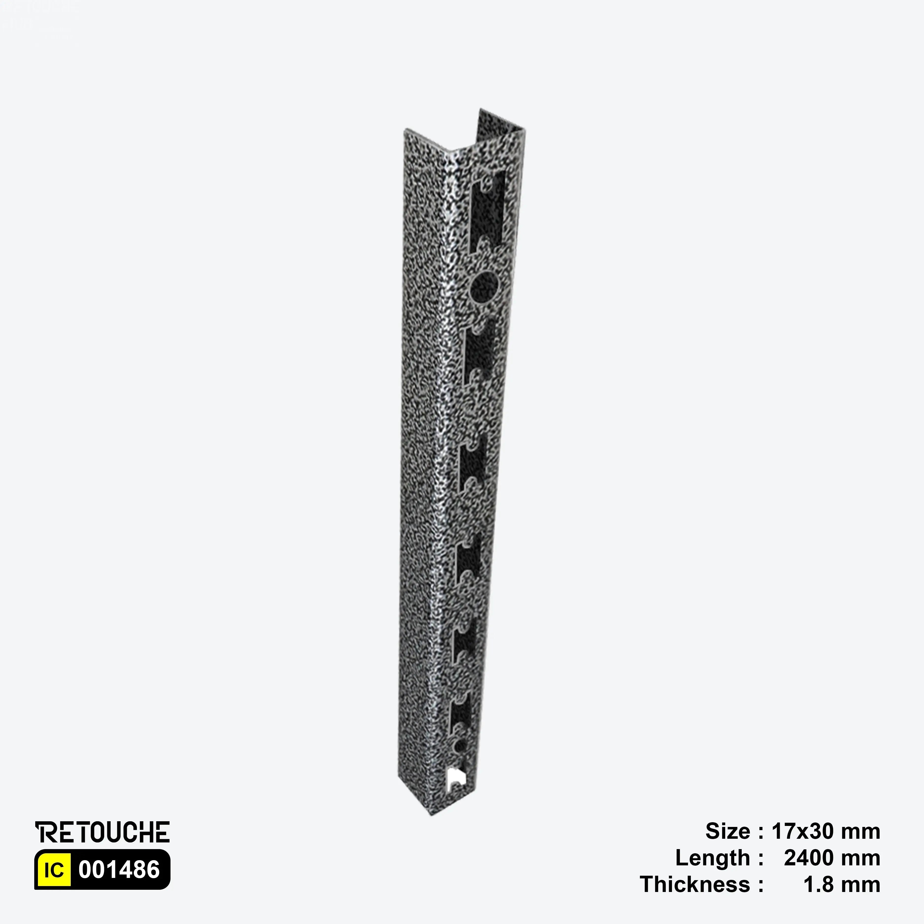 Upright H-shaped Slotted Channel, Metal Variant Systems