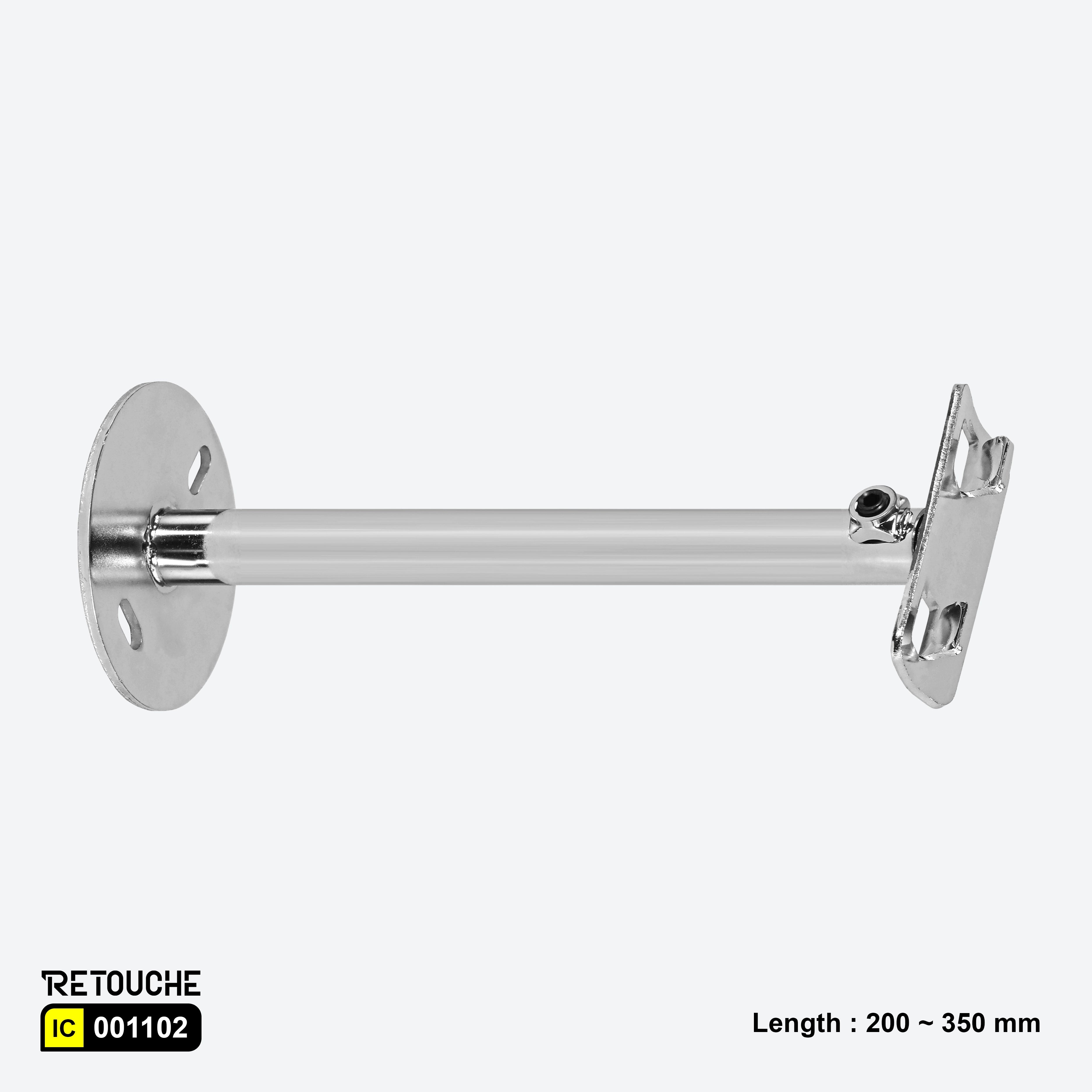 Spacer for Round Upright,Metal, Chrome Finish