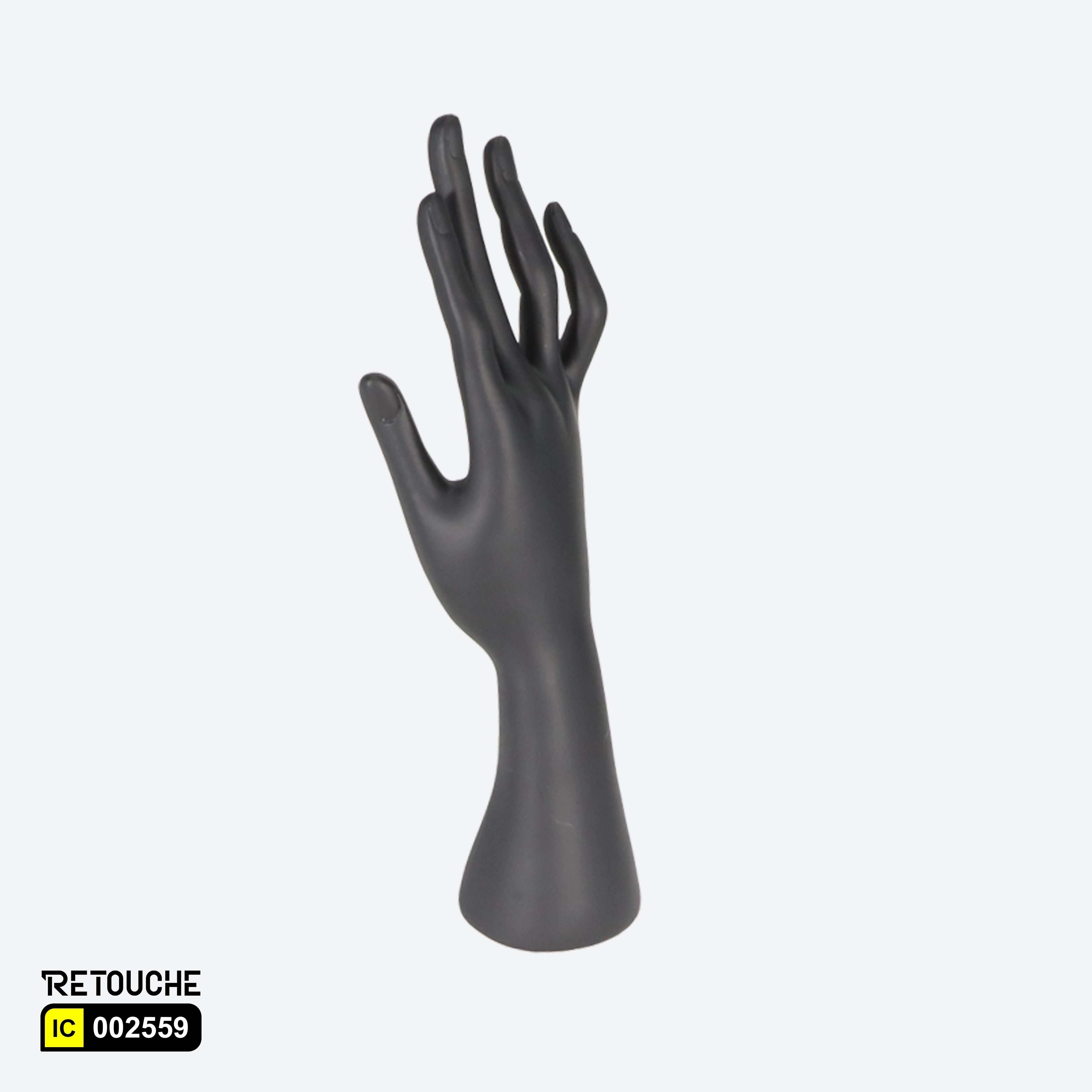 Female Mannequin Hand Jewelry Display, Black Color