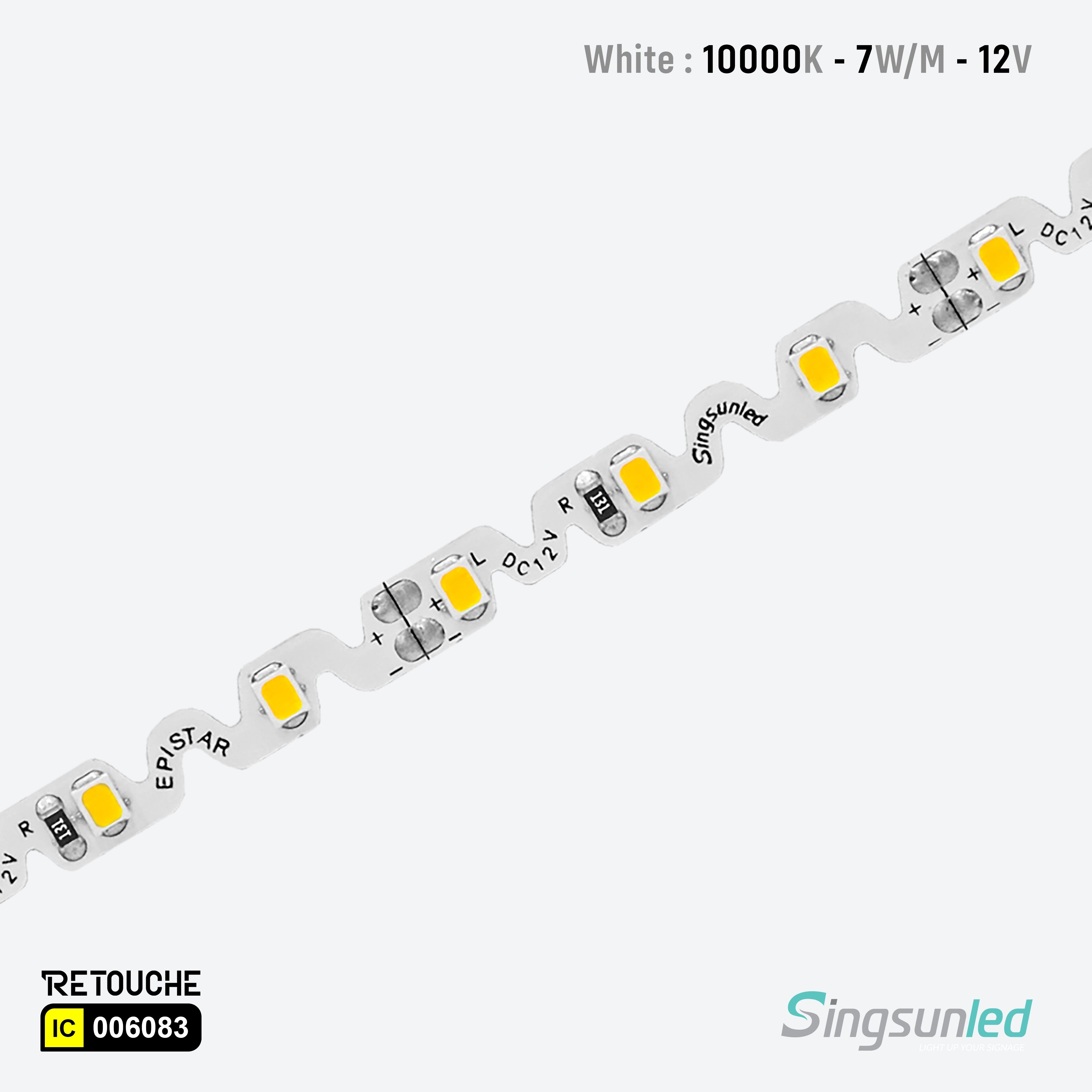 LED Strip Light, S Shape