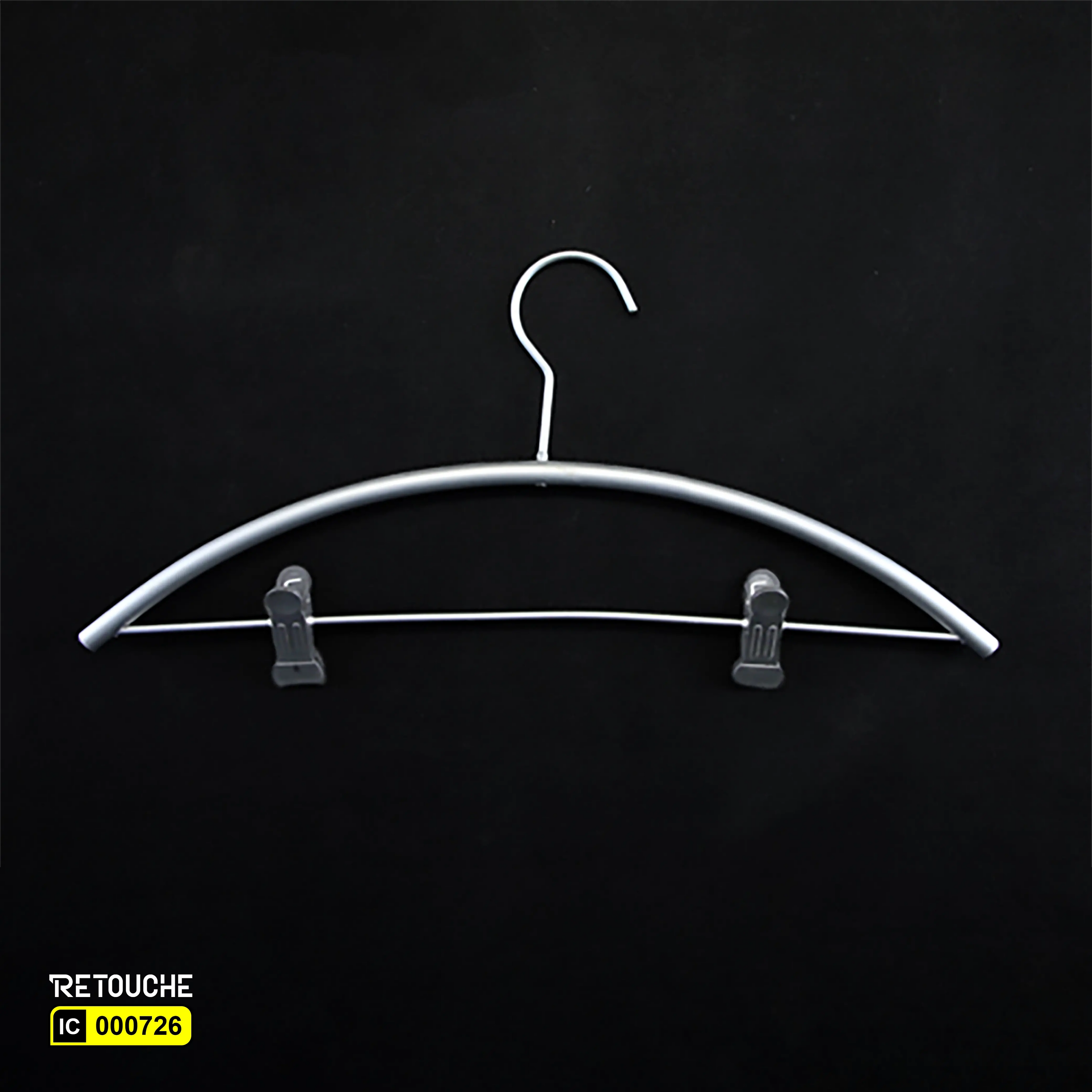 Garment Hanger w/.bar/pants clip (JAH001 AL.) Clothes Hangers