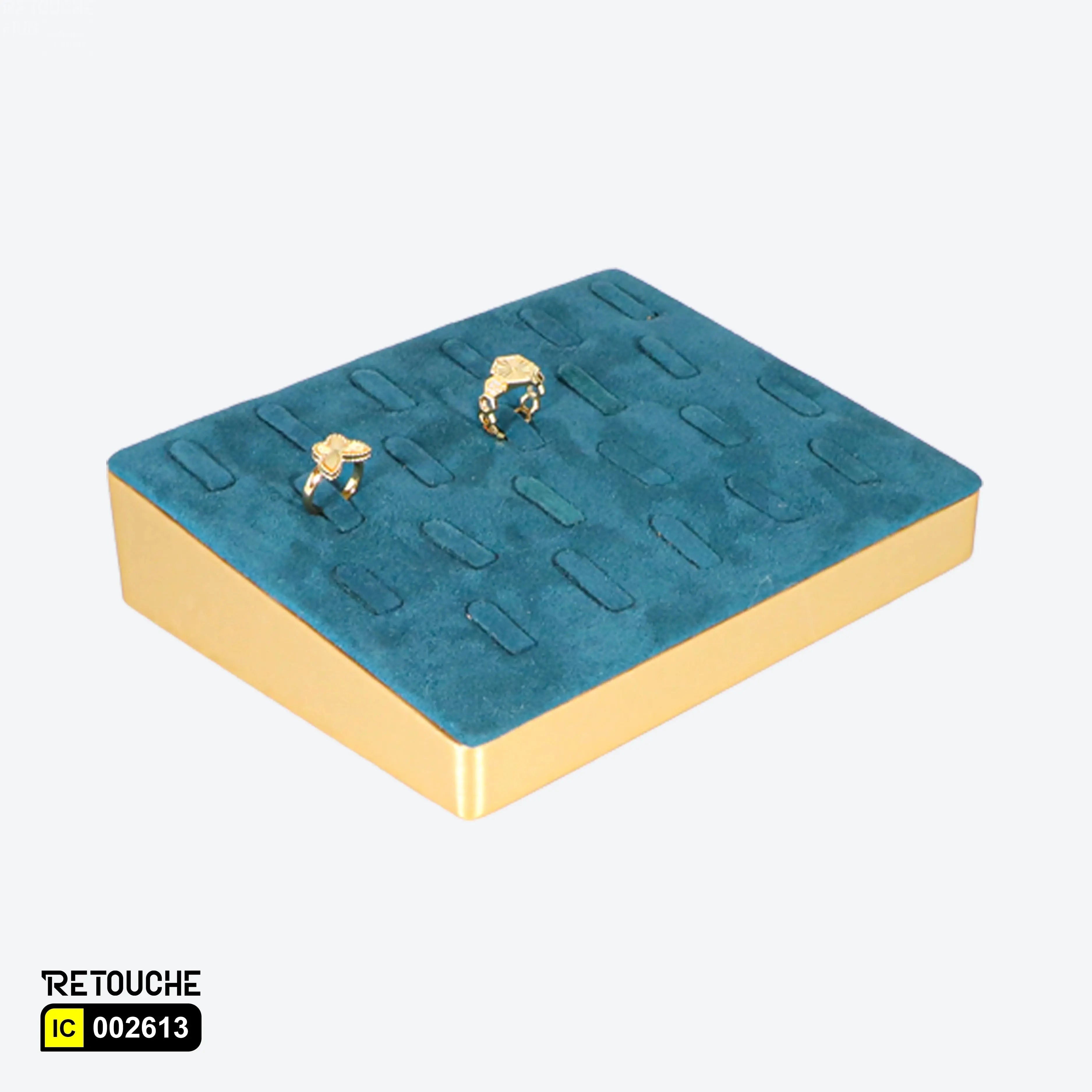 Jewelry Display Stand, Green Velvet Displays & Showcases