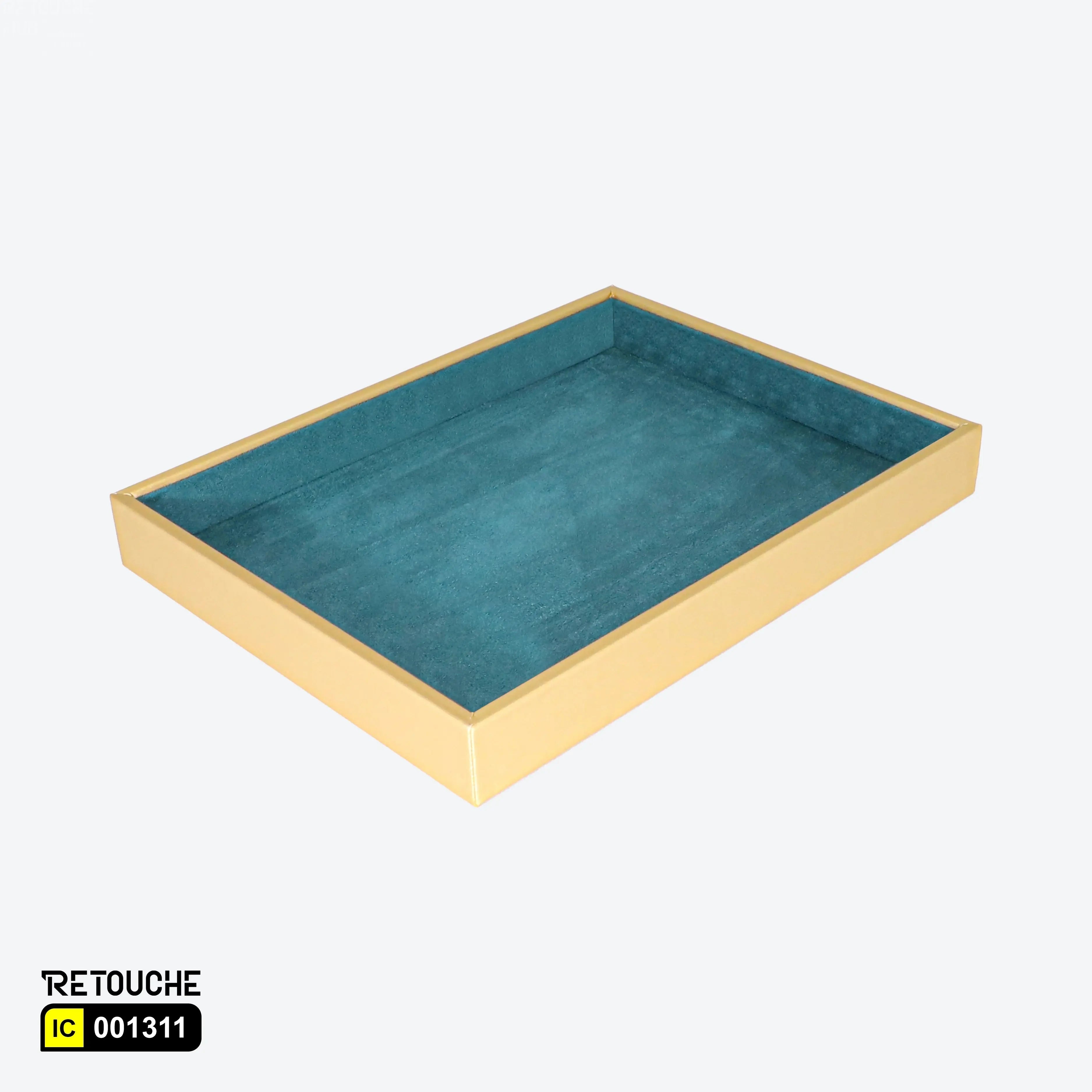 Jewelry Display Storage Tray , Green Velvet Displays & Showcases