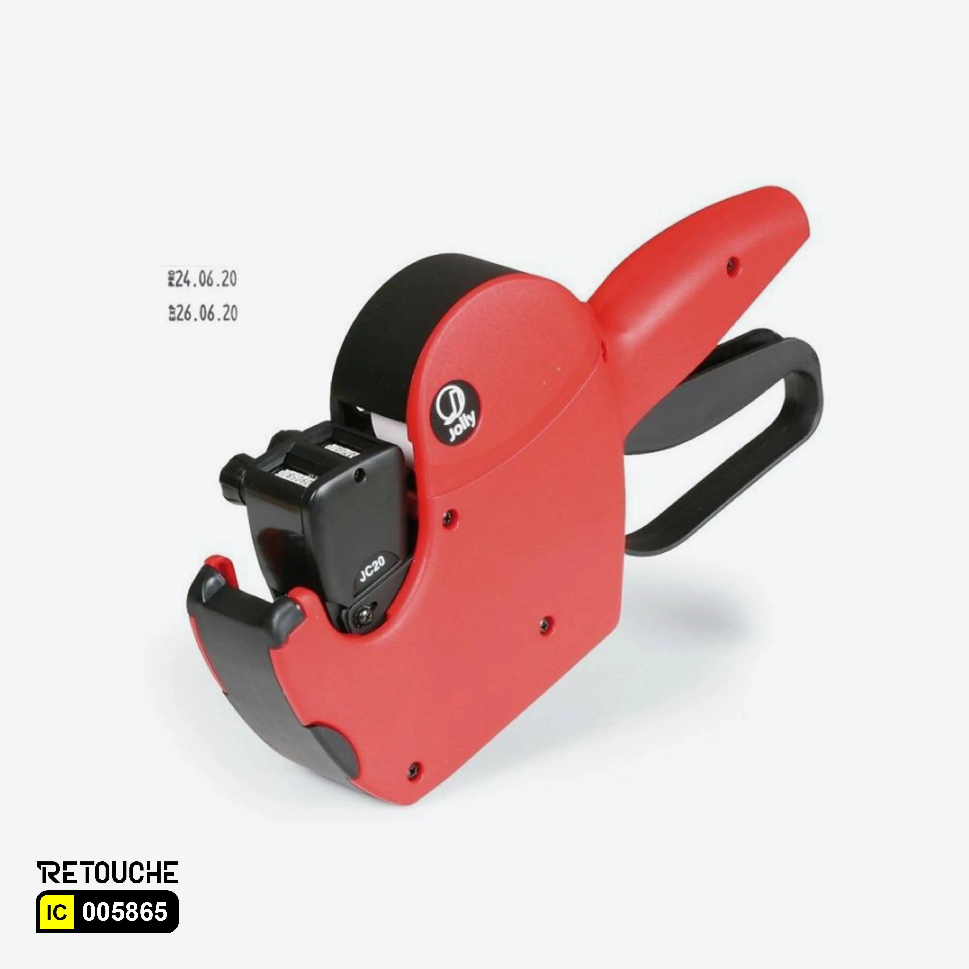 Jolly JH8 Pricing Gun, Double Line Labeller 8 Characters - Red Supermarket Equipment