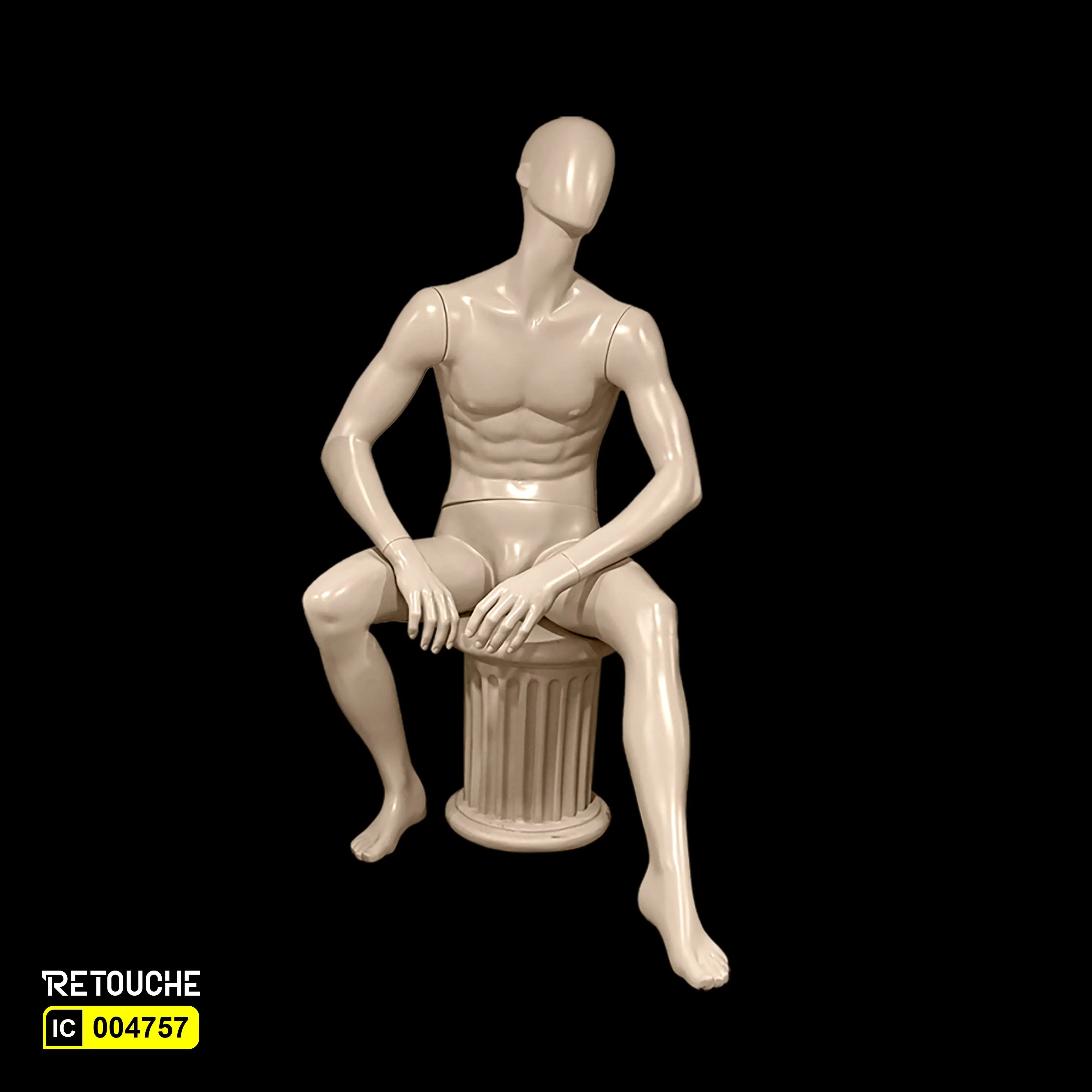 Male Mannequin, Full Body, Egg Face, Skin Color - Retouche Hub General Trading LLC®