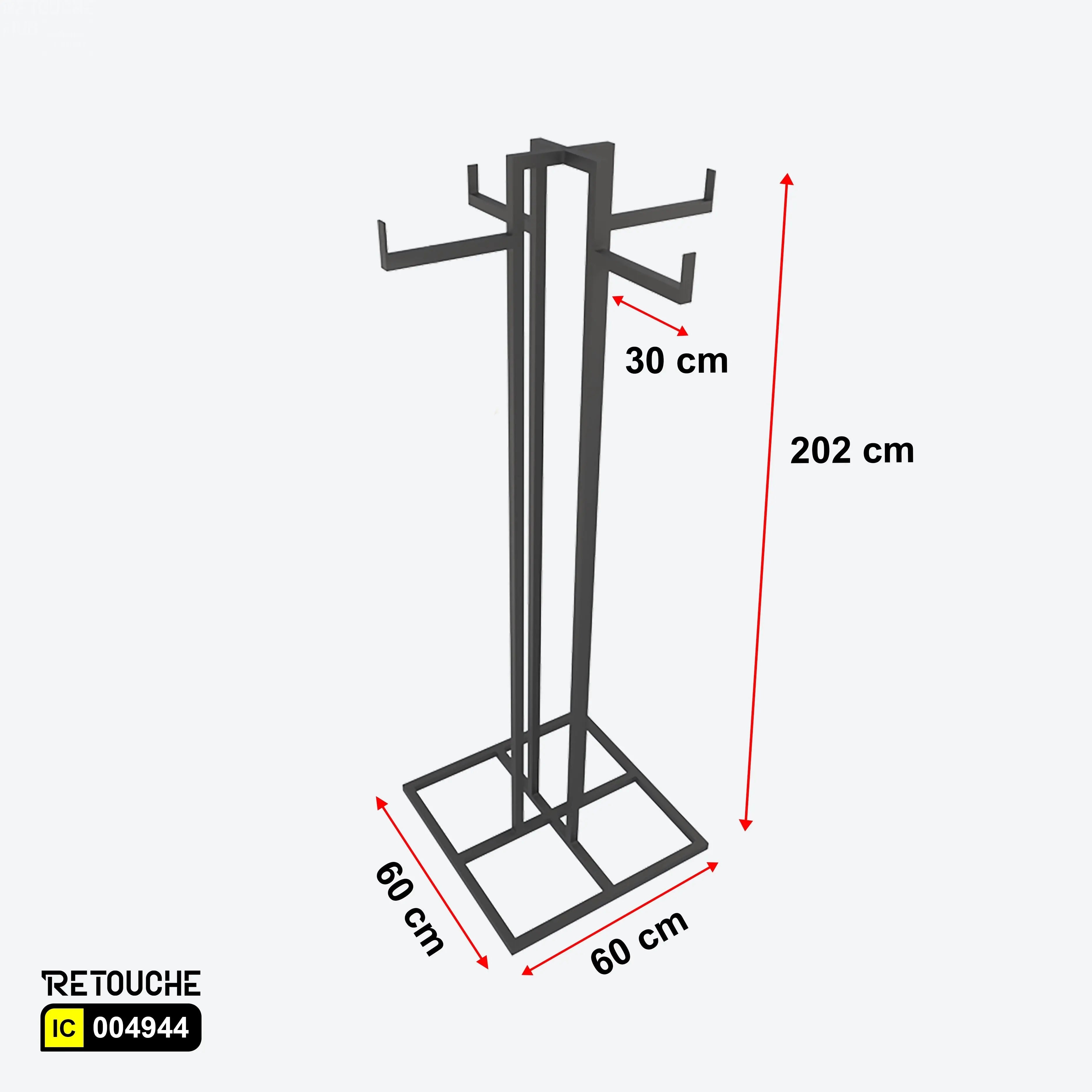 Metal Garment Clothes Rack Stand, Black Color Clothes Stands