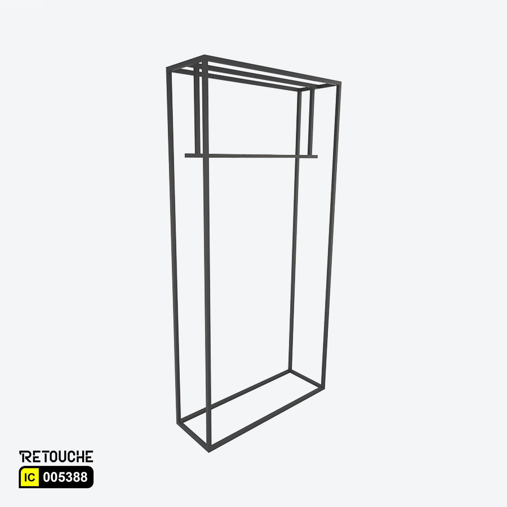 Metal Garment Clothes Rack Stand, Black Color Clothes Stands