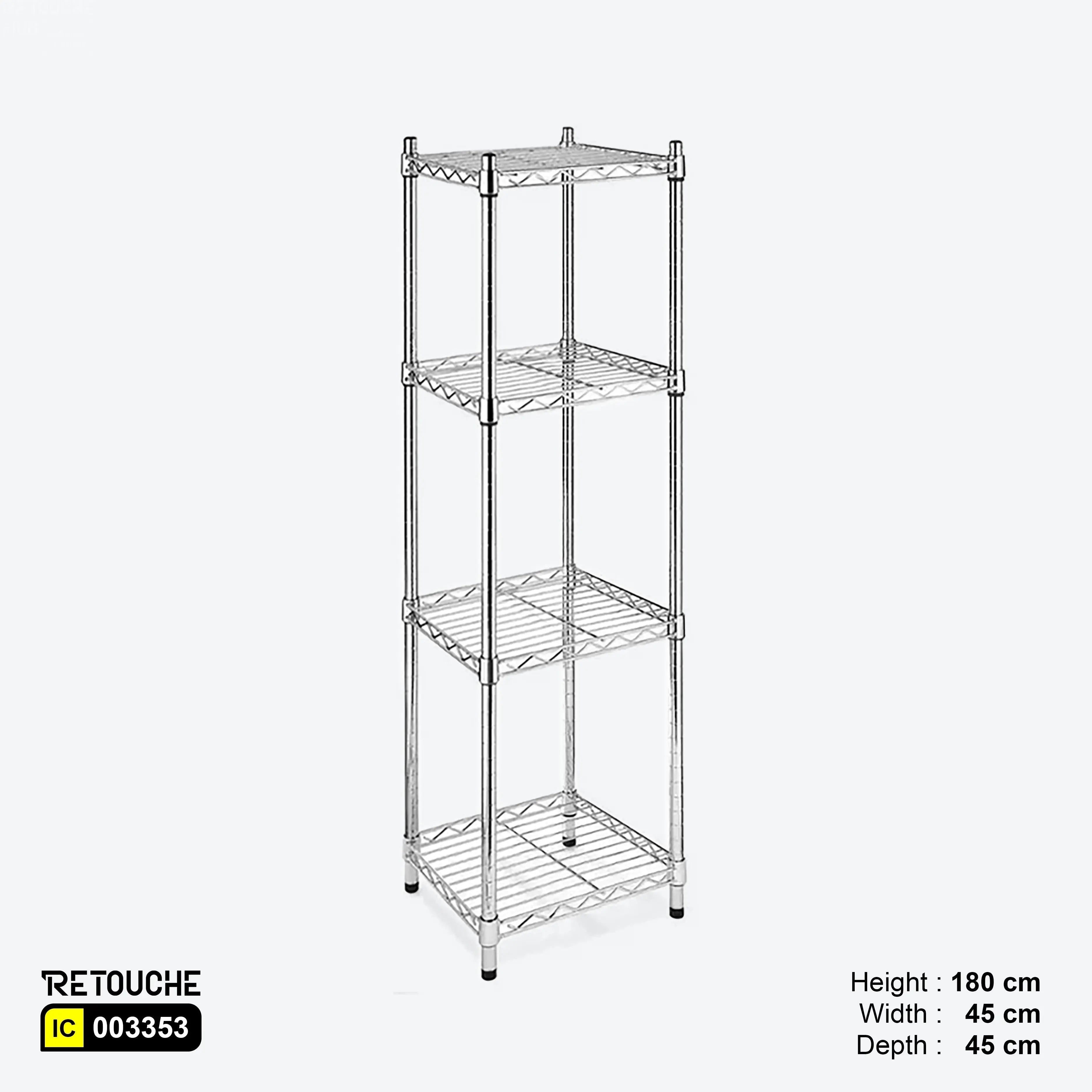 Metro Shelving System, 4 Tier Shelving Systems