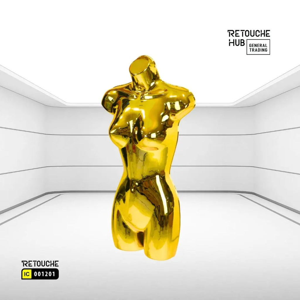 Plastic Half Body Display Hanging Mannequin Retouche Hub General Trading L.L.C