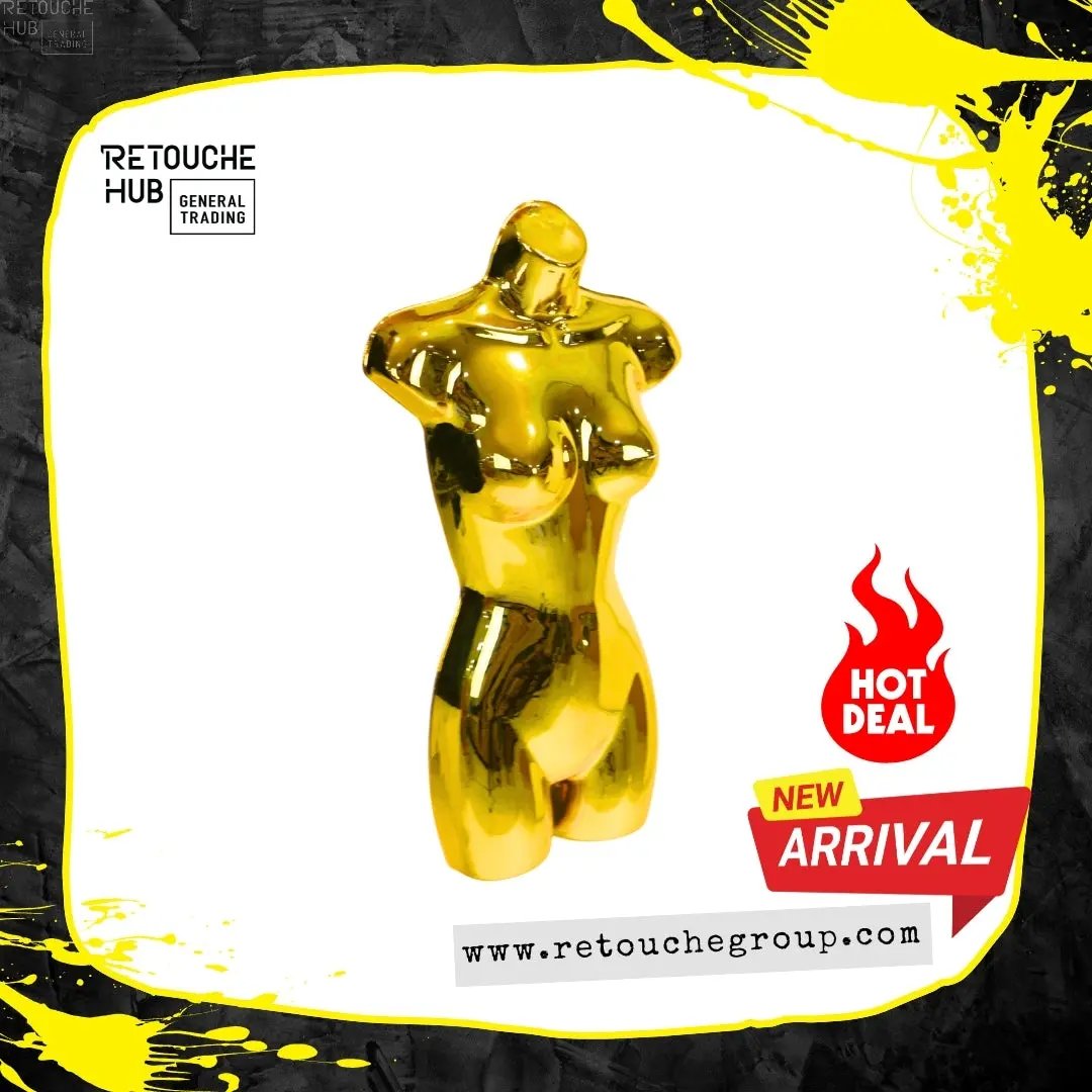 Plastic Half Body Display Hanging Mannequin Retouche Hub General Trading L.L.C