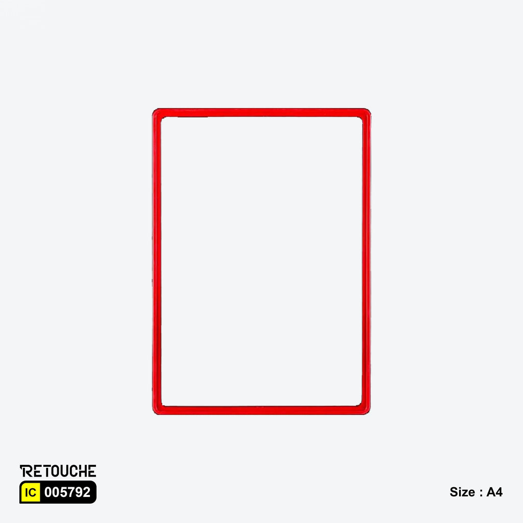Plastic frame A4 Size Supermarket Equipment